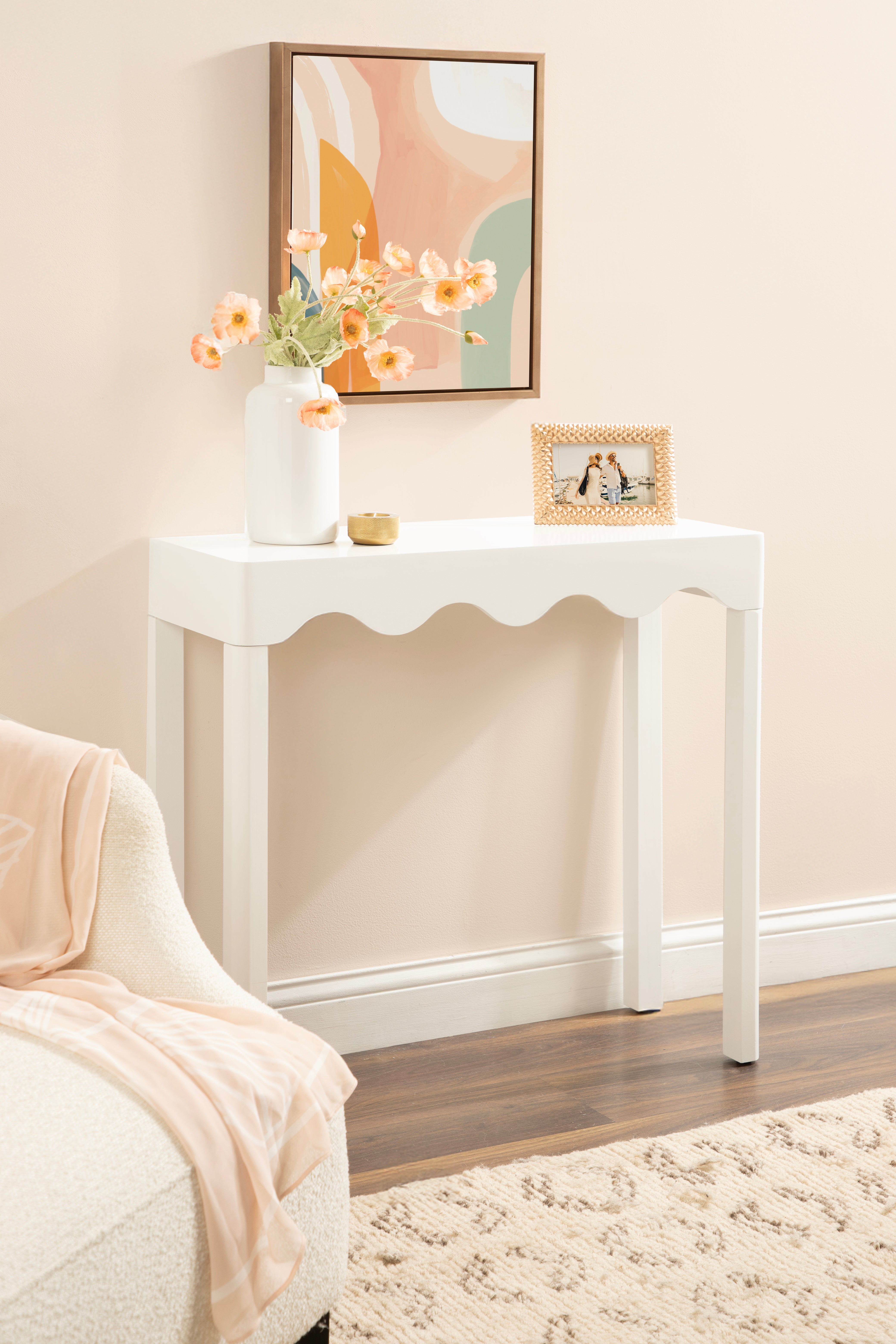 Maida Wood Console Table