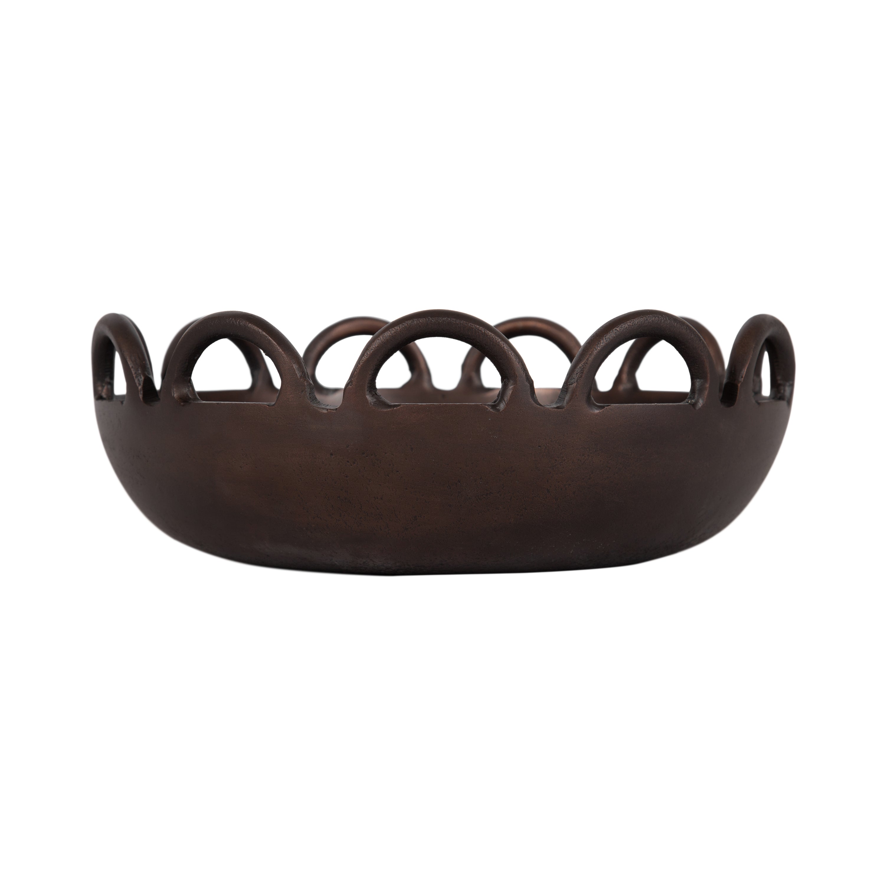 Lusila Metal Loop Serving Bowl