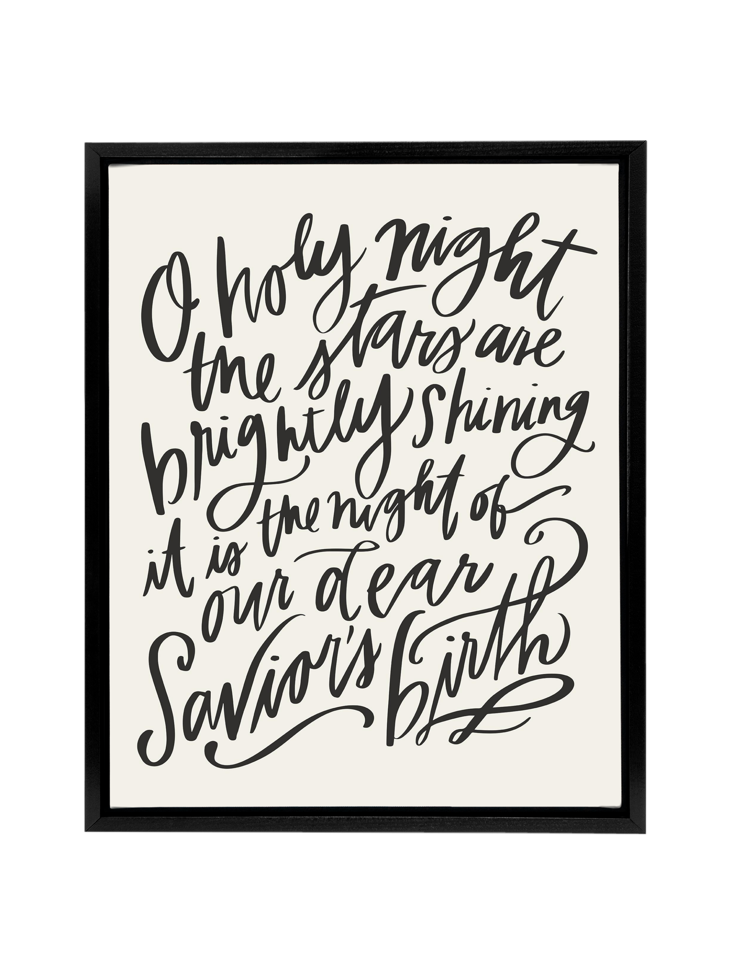 O Holy Night | Alabaster | Canvas
