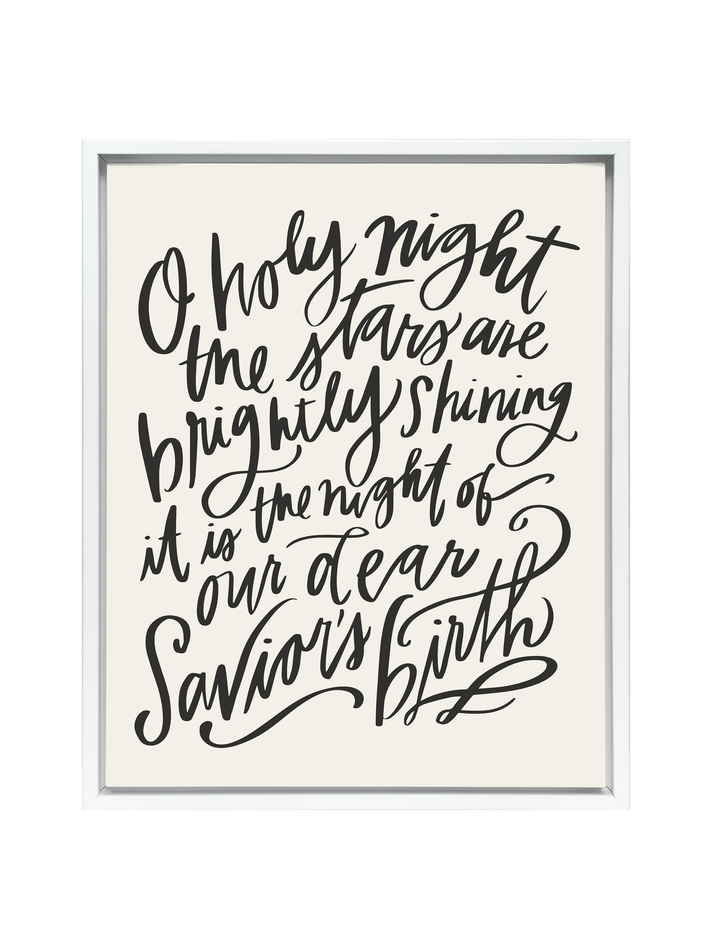 O Holy Night | Alabaster | Canvas