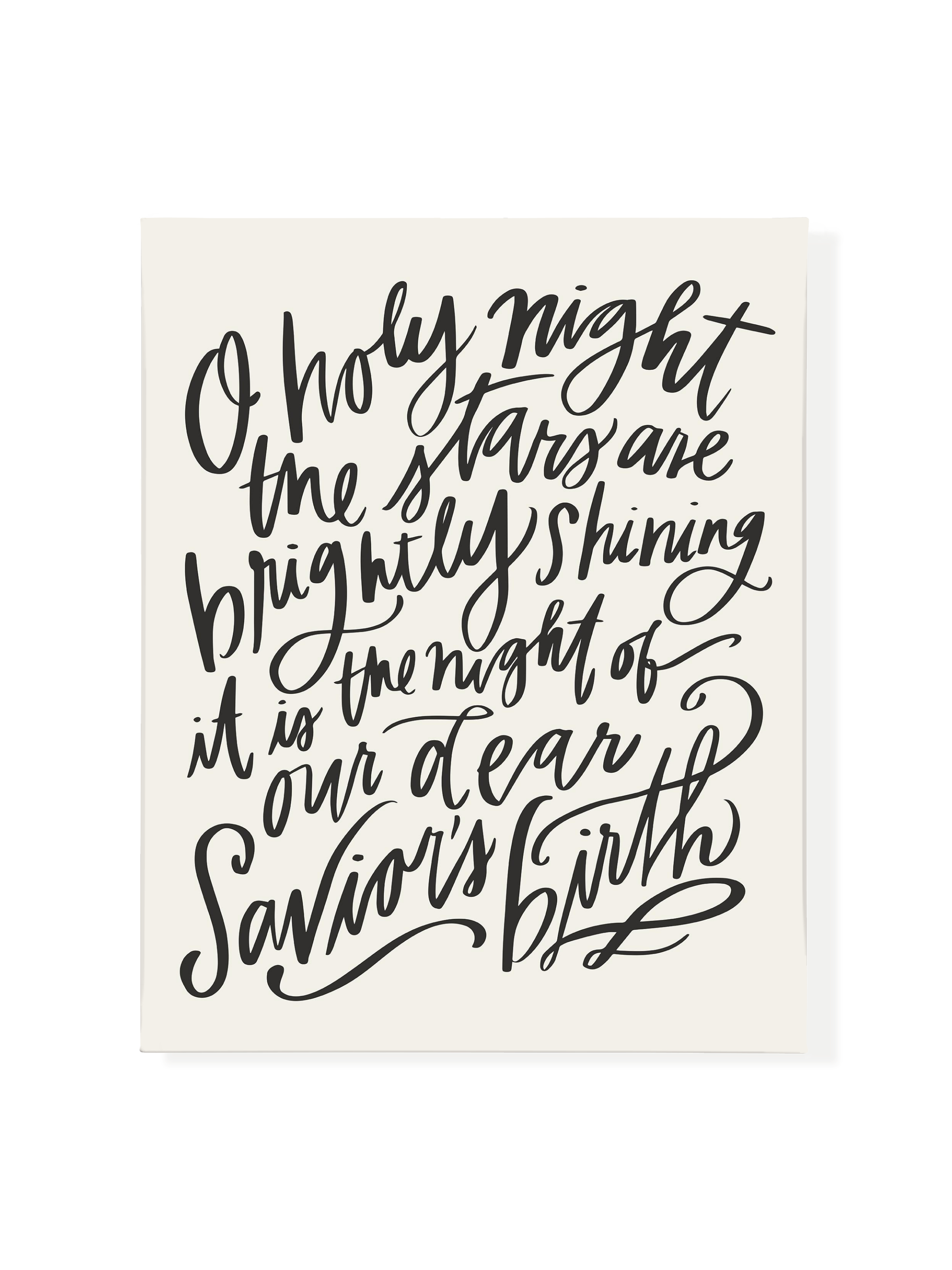 O Holy Night | Alabaster | Canvas