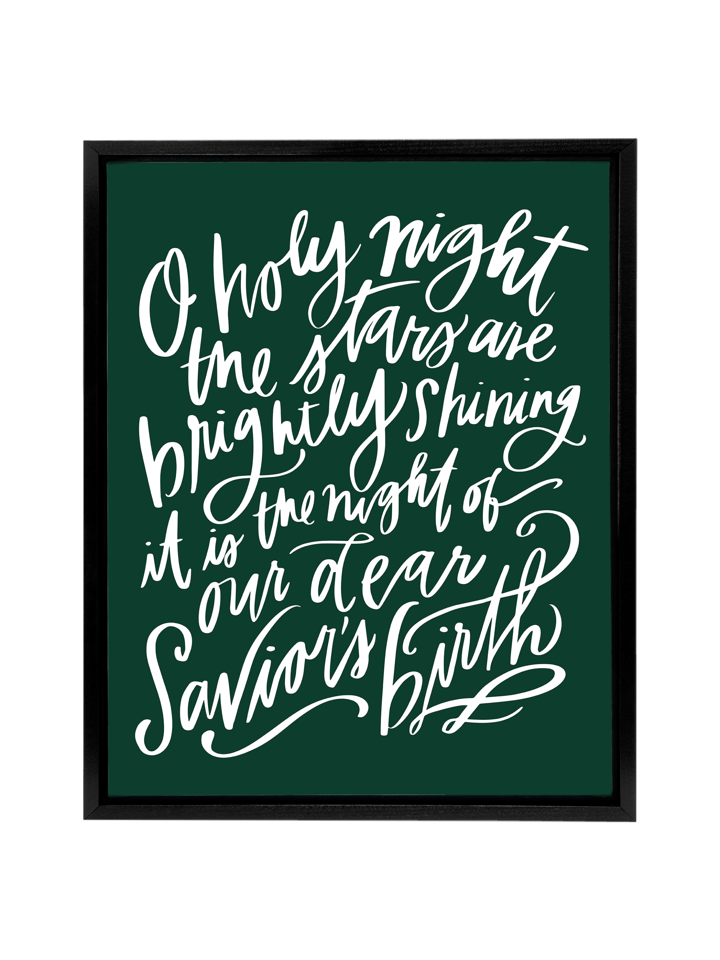 O Holy Night | Evergreen | Canvas
