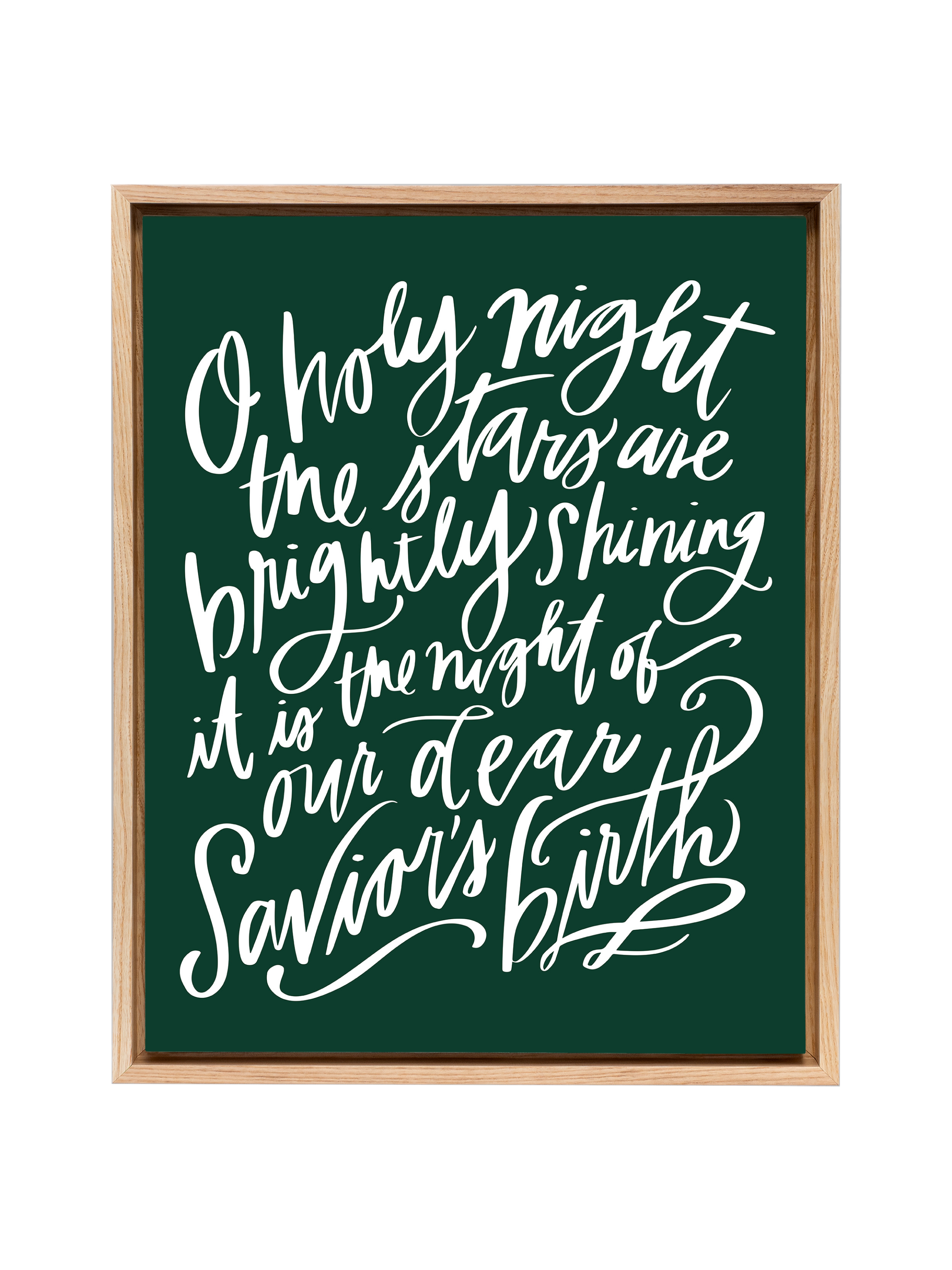 O Holy Night | Evergreen | Canvas