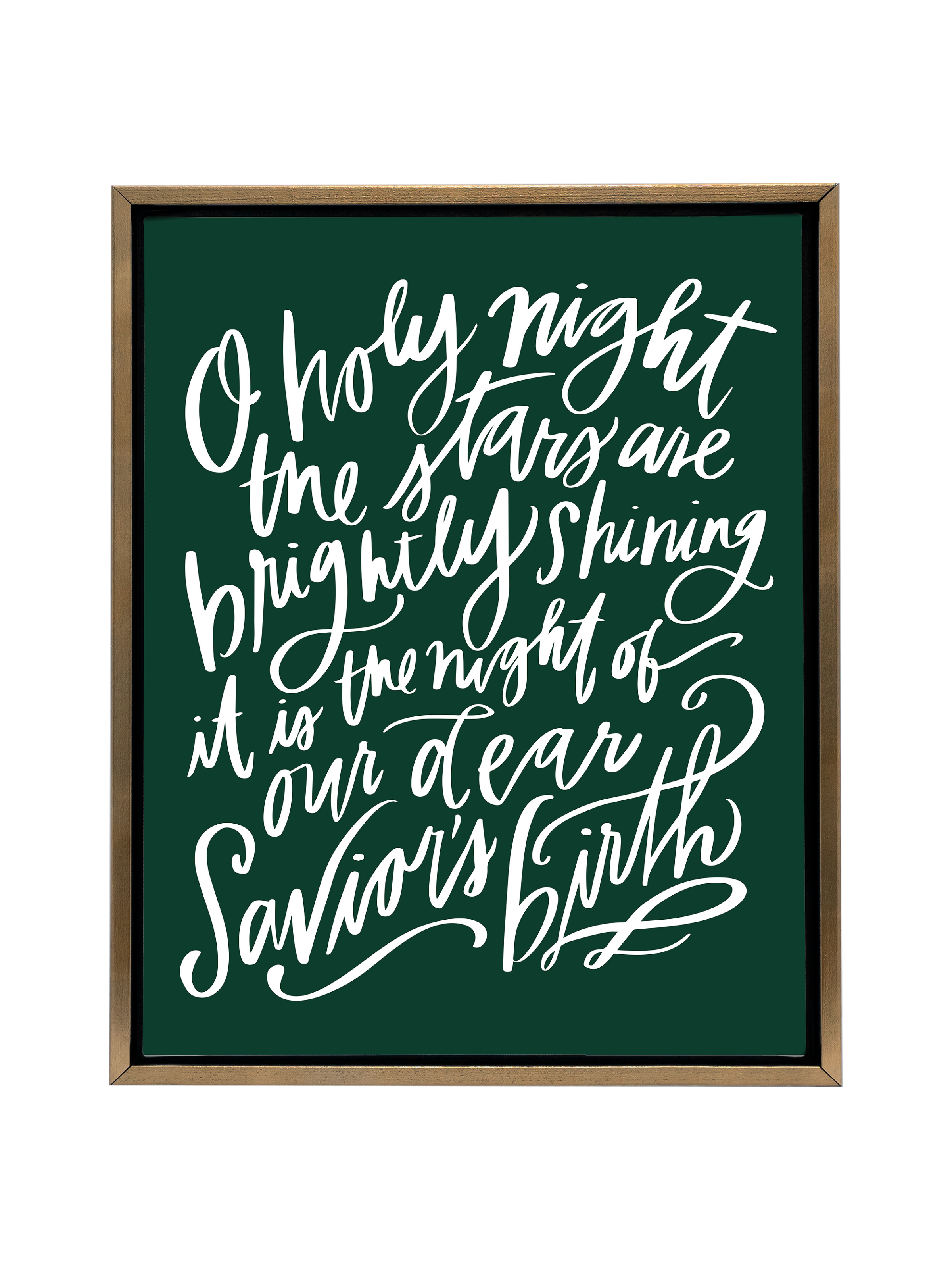 O Holy Night | Evergreen | Canvas