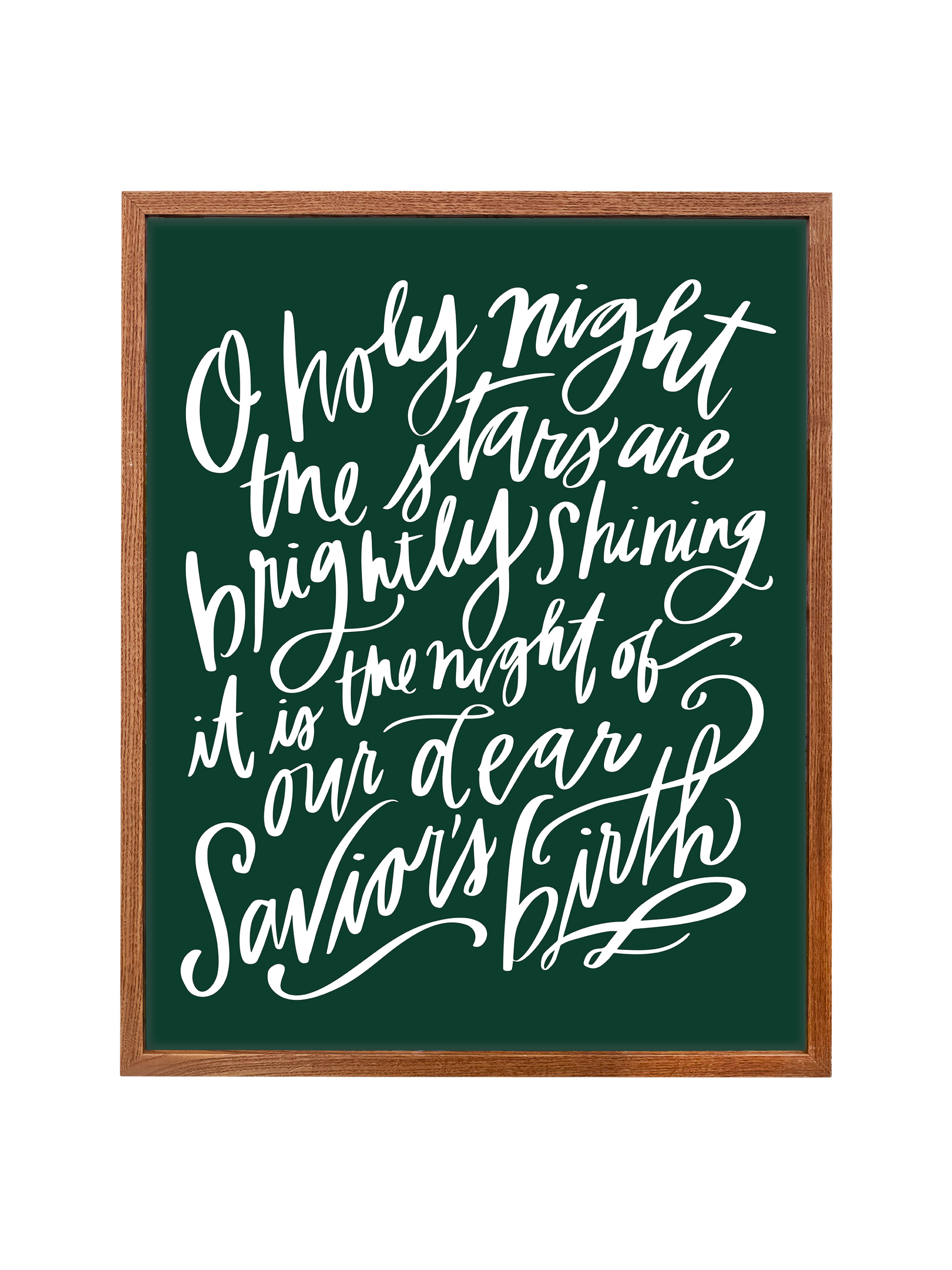 O Holy Night | Evergreen | Canvas