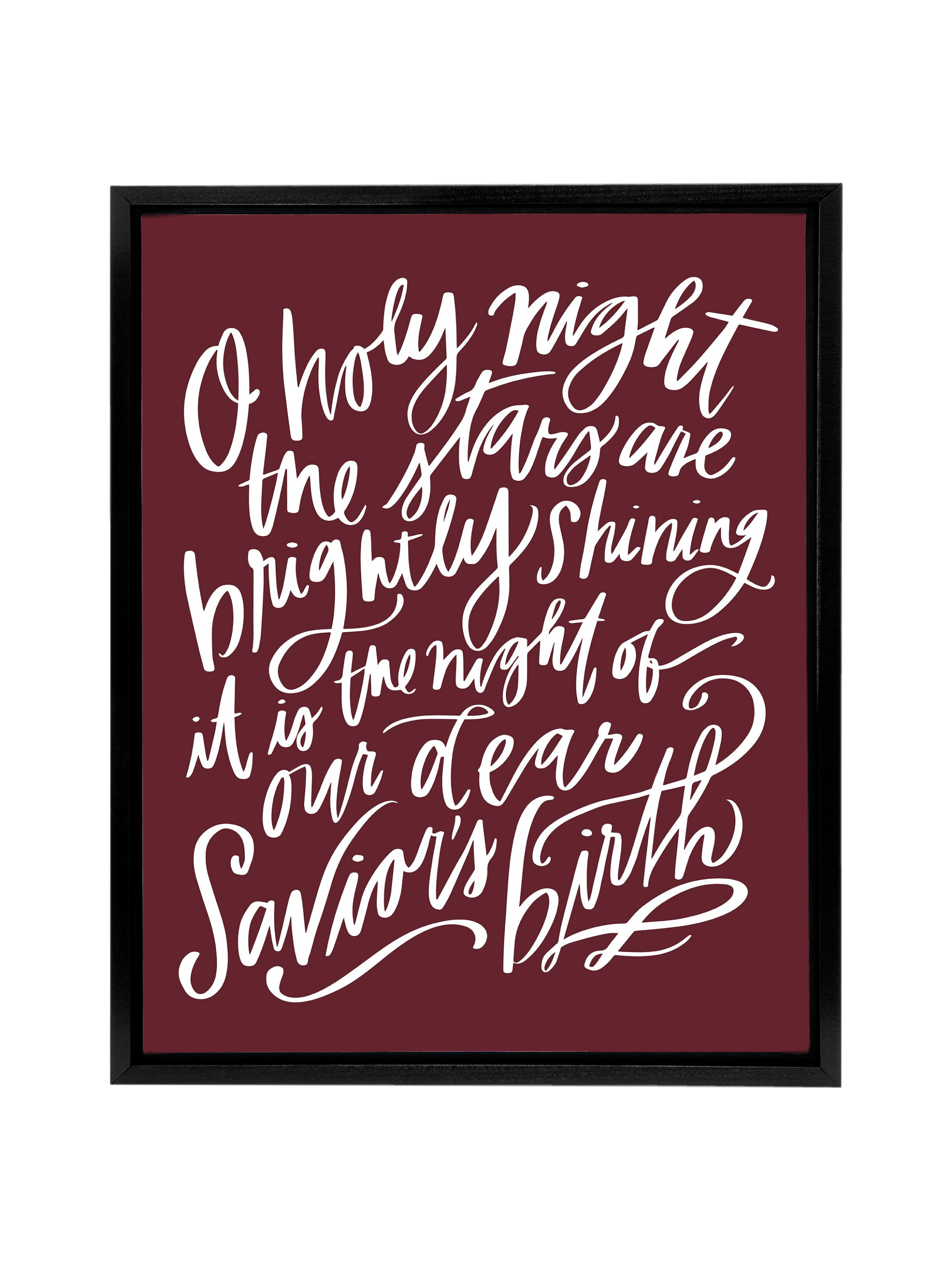O Holy Night | Pomegranate | Canvas