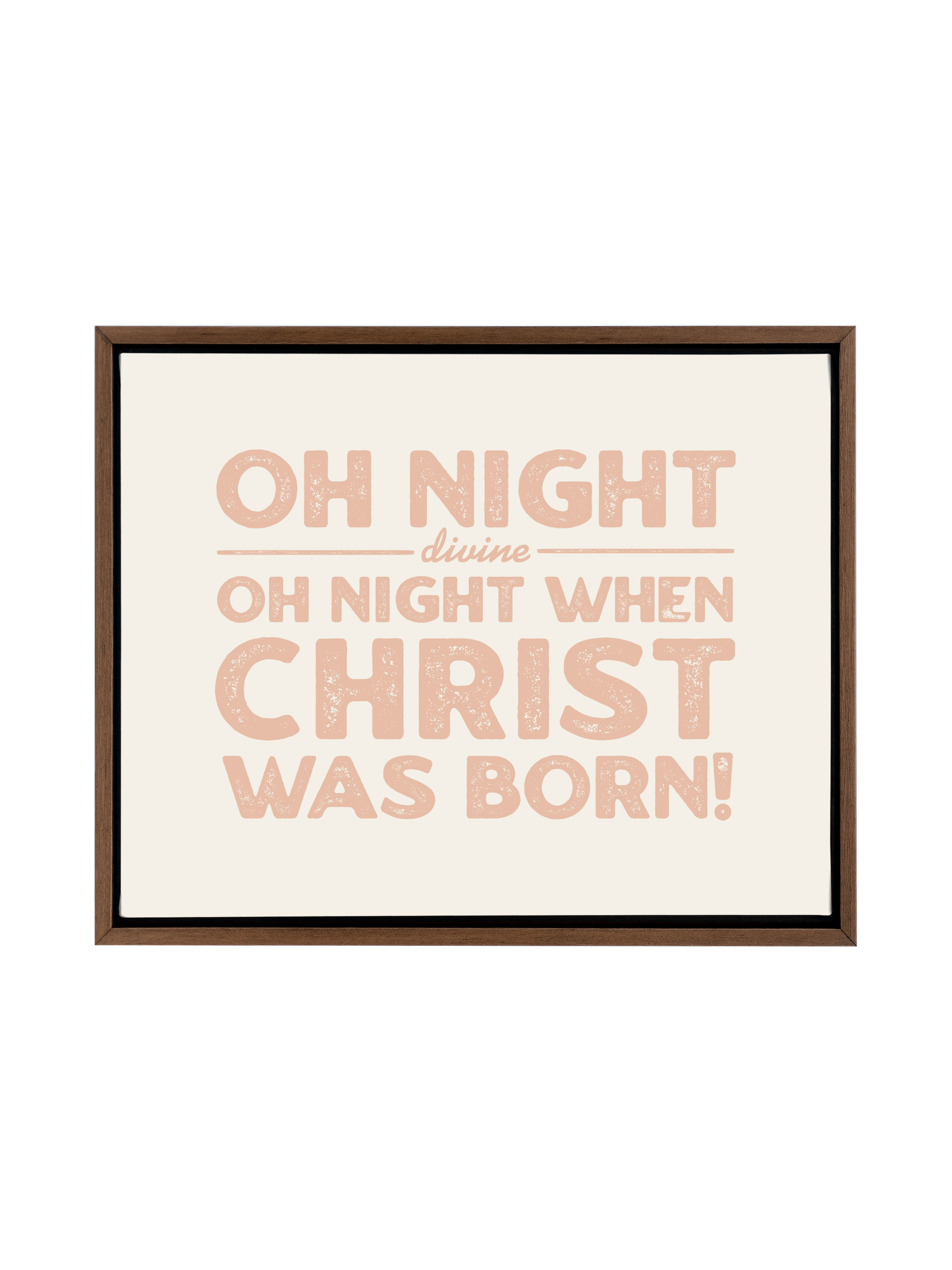 O Night When Christ was Born | Cameo | Canvas