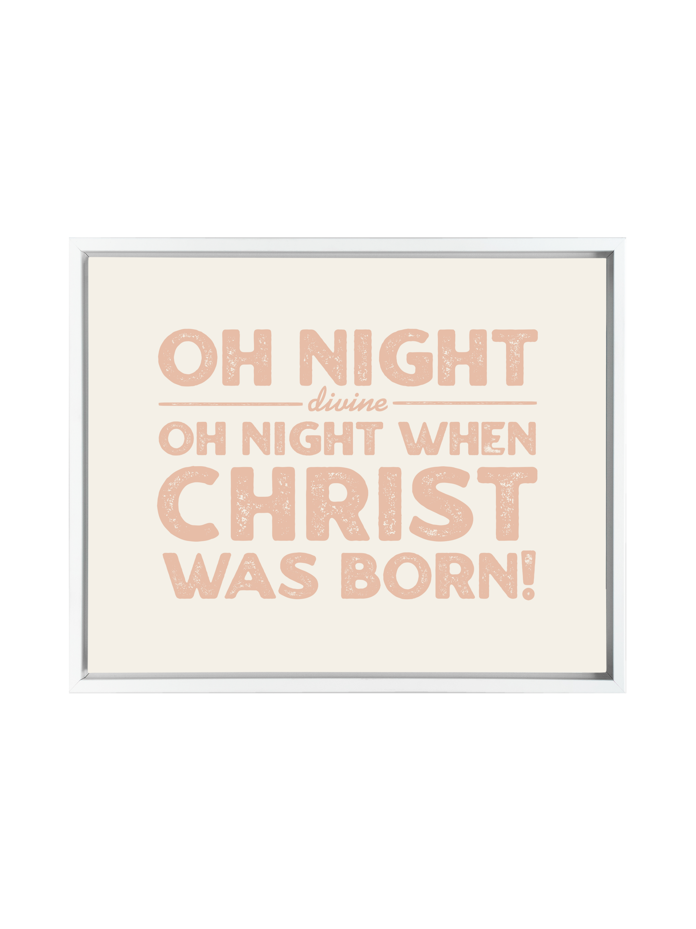 O Night When Christ was Born | Cameo | Canvas