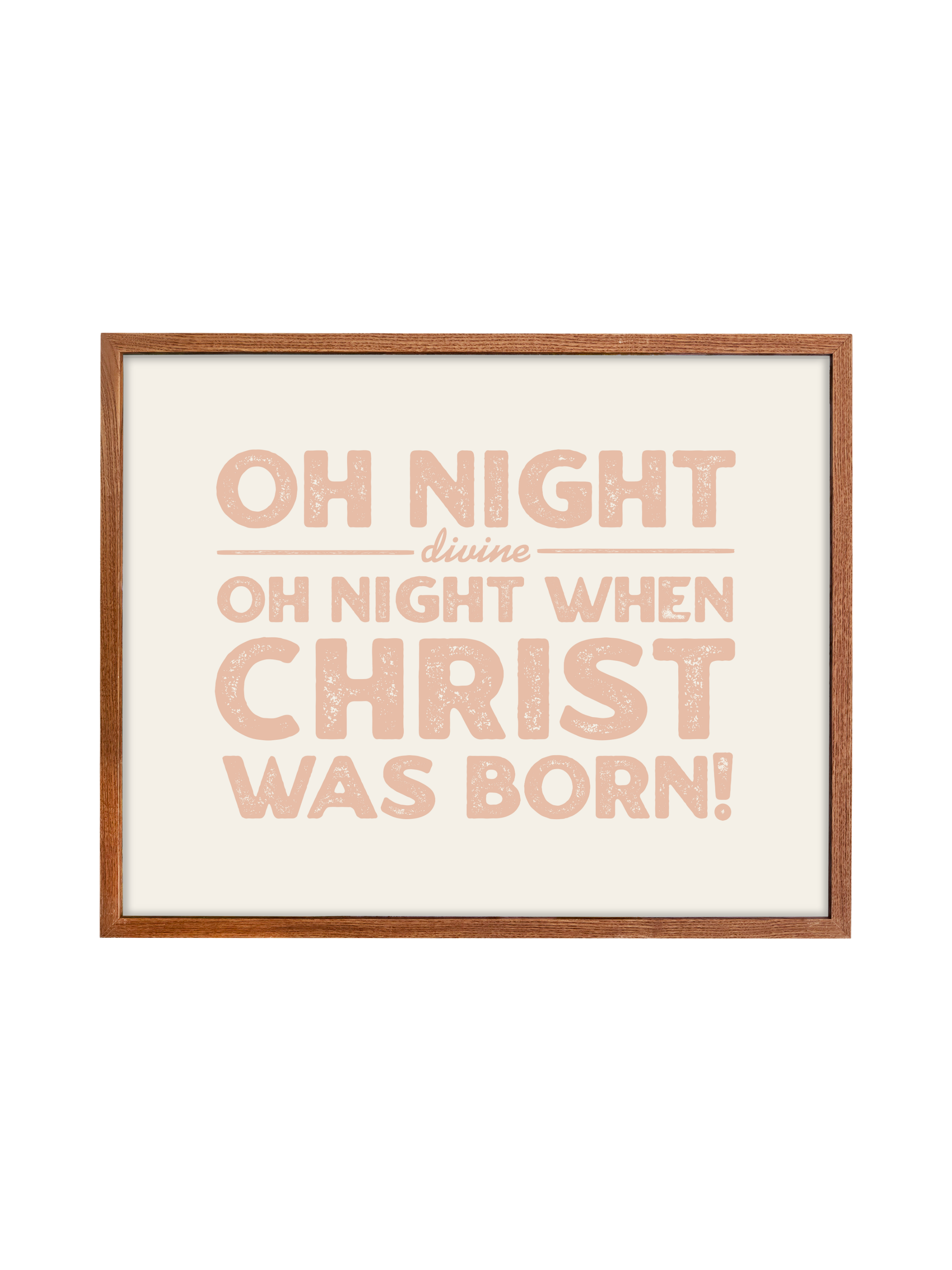 O Night When Christ was Born | Cameo | Canvas