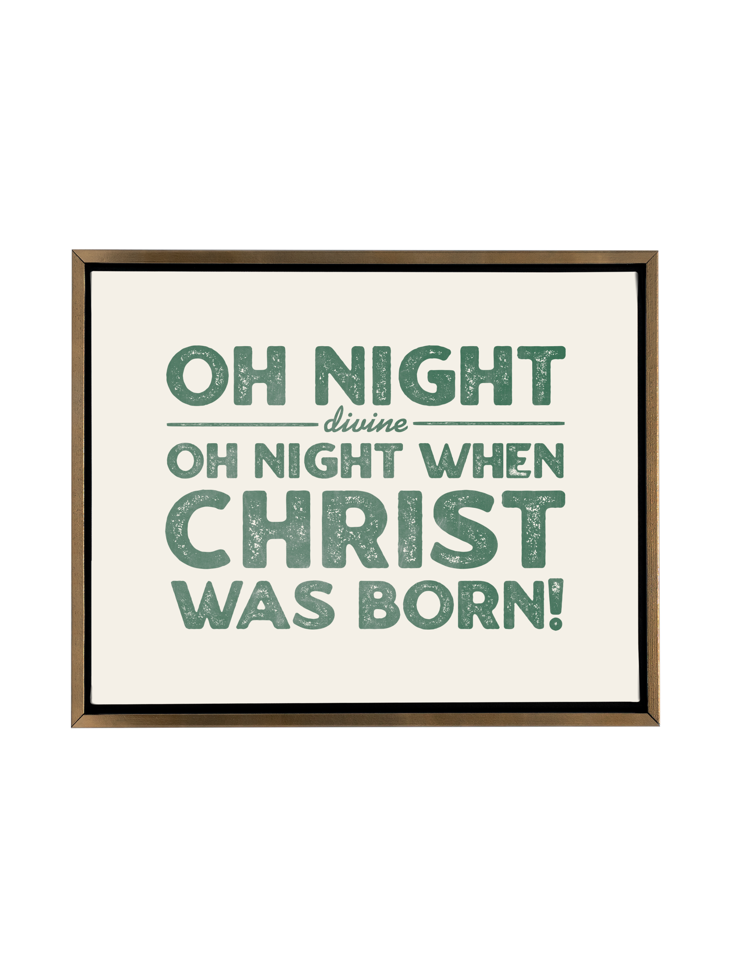 O Night When Christ was Born | Schoolhouse | Canvas