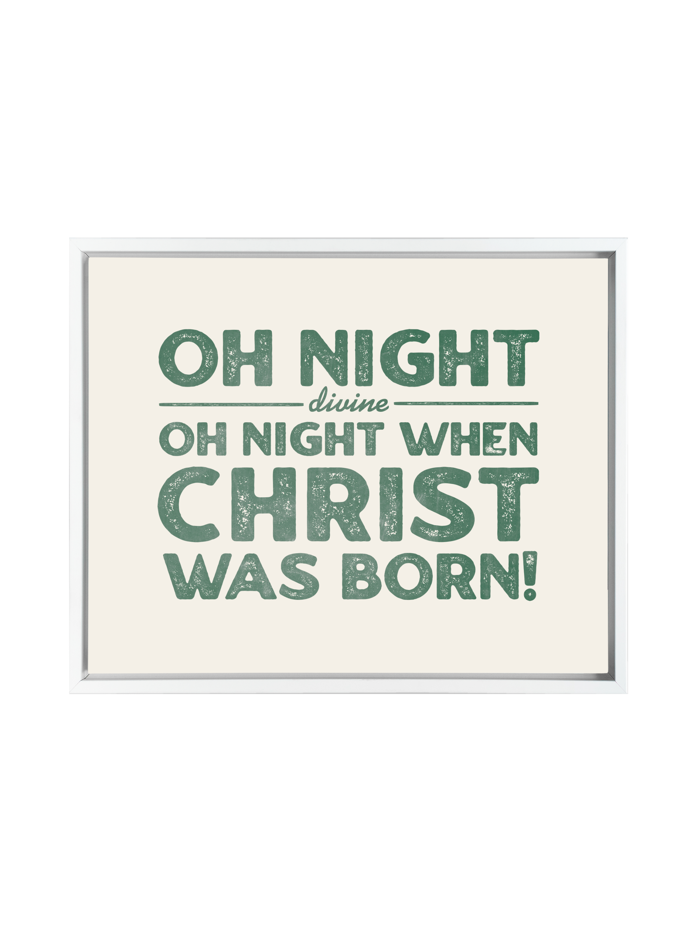 O Night When Christ was Born | Schoolhouse | Canvas