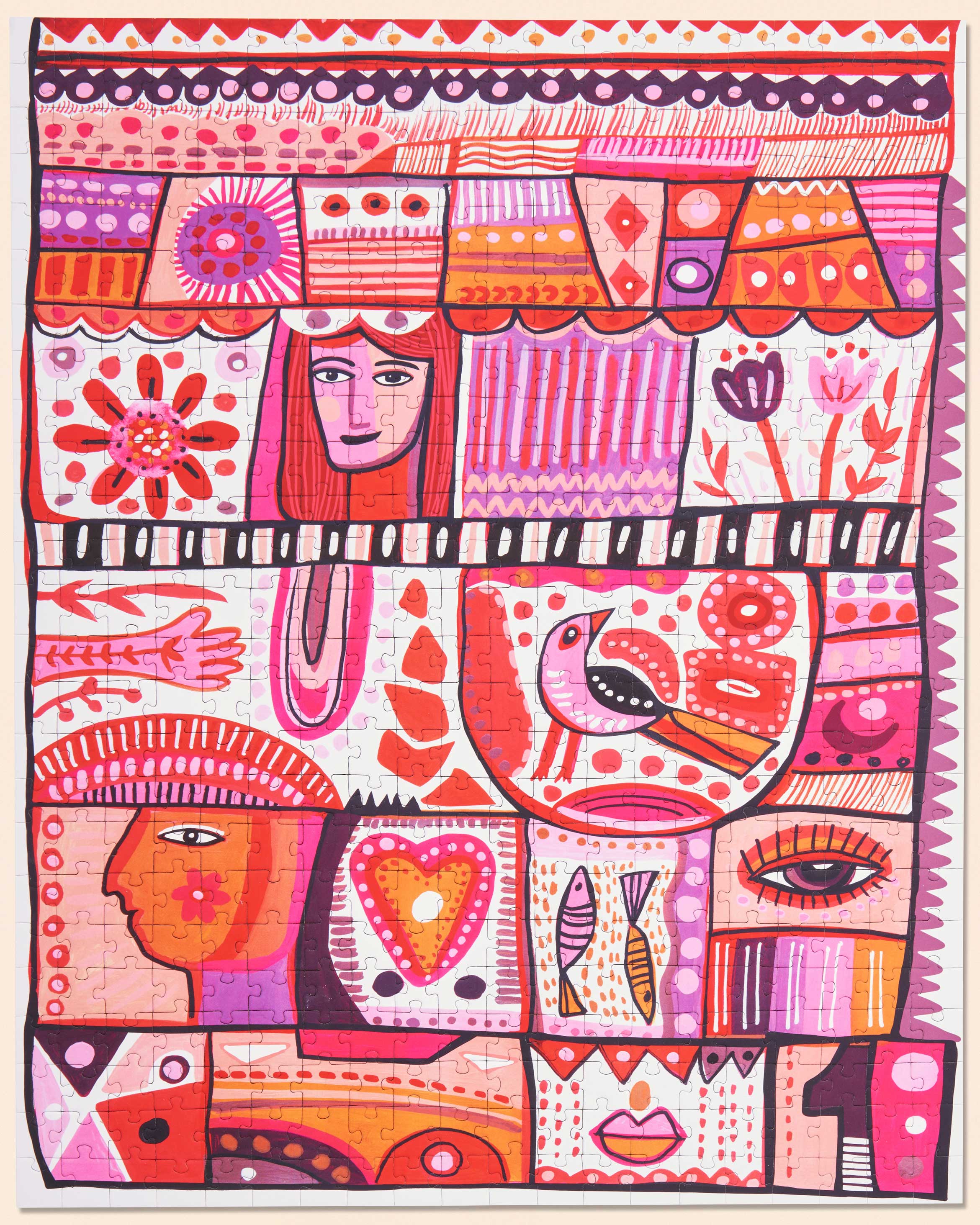 Patchwork of Happiness Puzzle