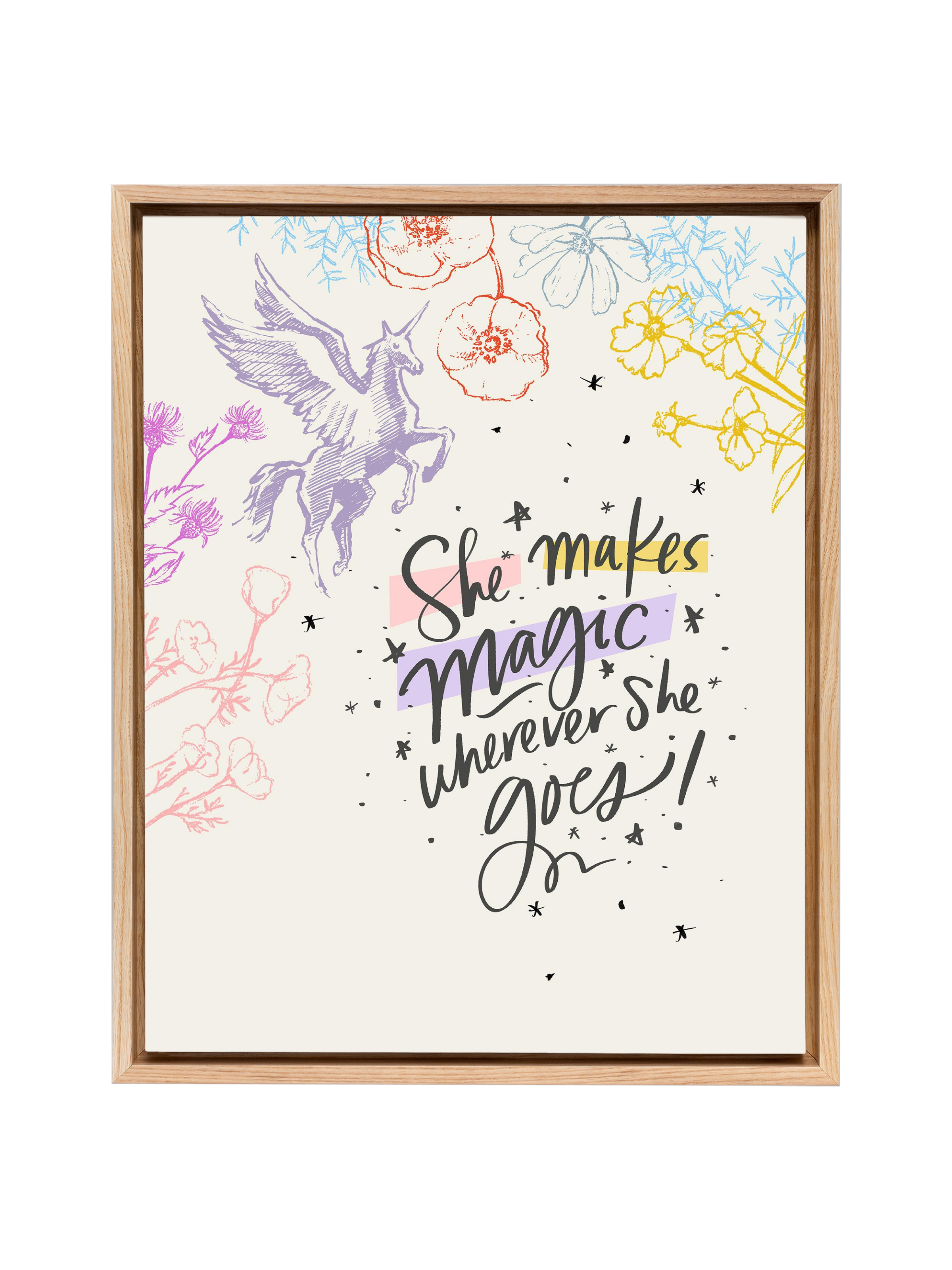 Periwinkle Pegasus | Fun | Canvas