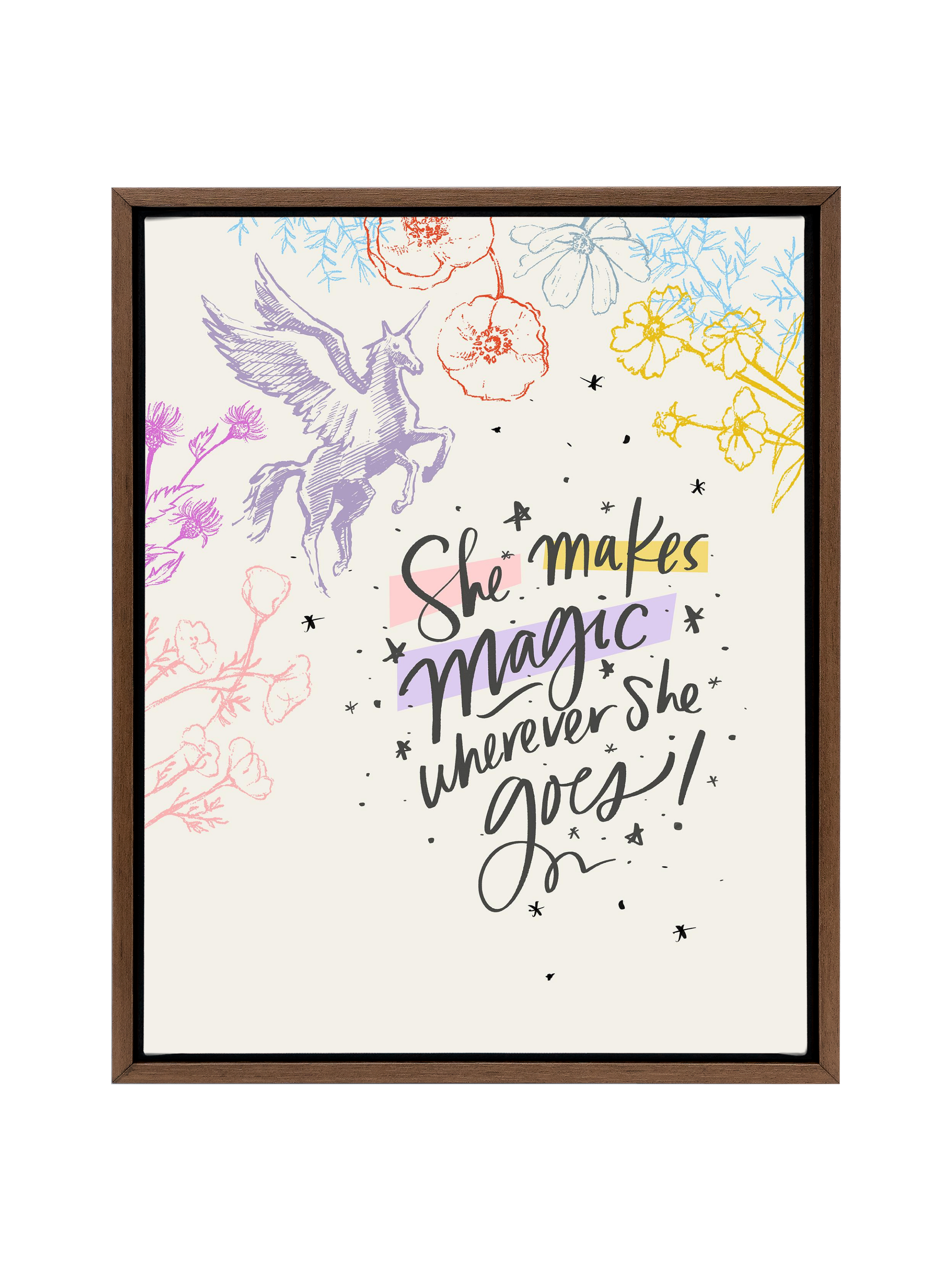 Periwinkle Pegasus | Fun | Canvas