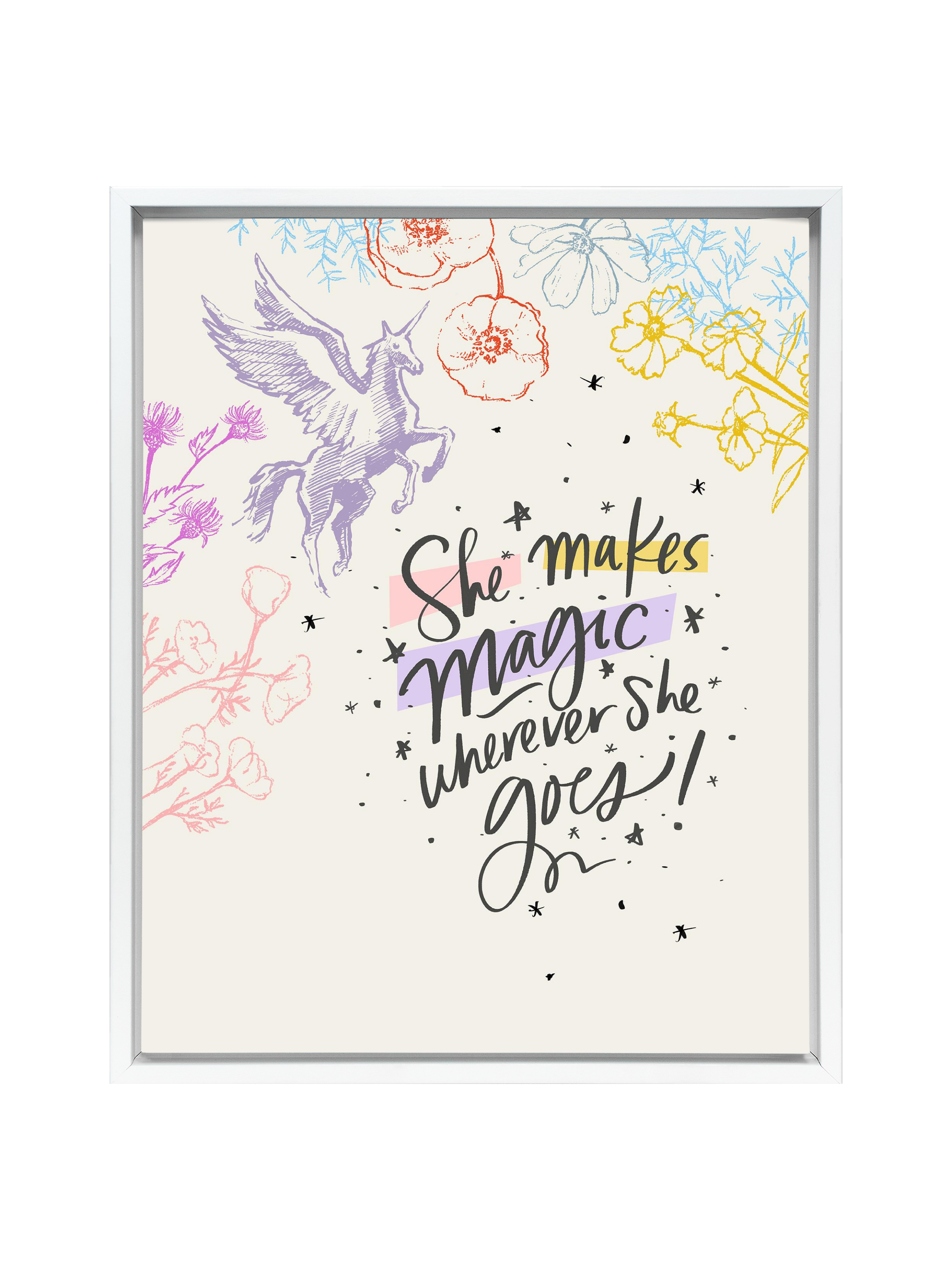 Periwinkle Pegasus | Fun | Canvas