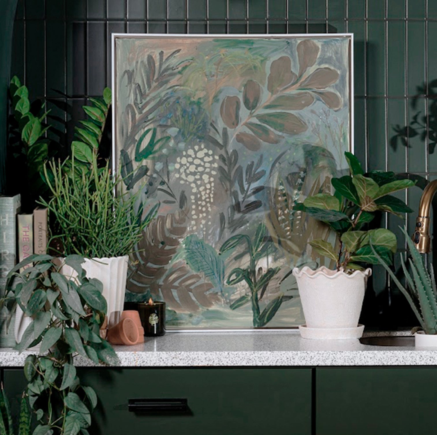 Plant Shop No. 2 Canvas Wall Art