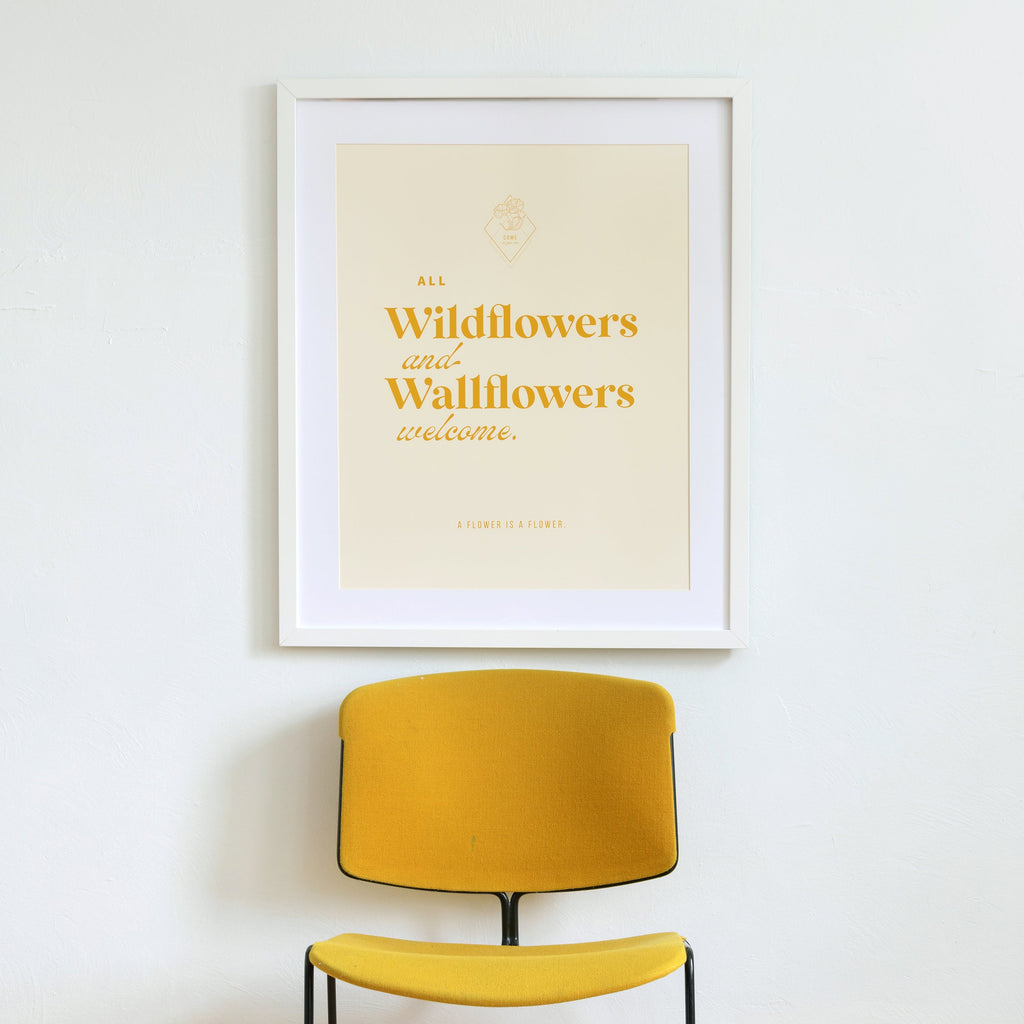 wildflowers & wallflowers canvas