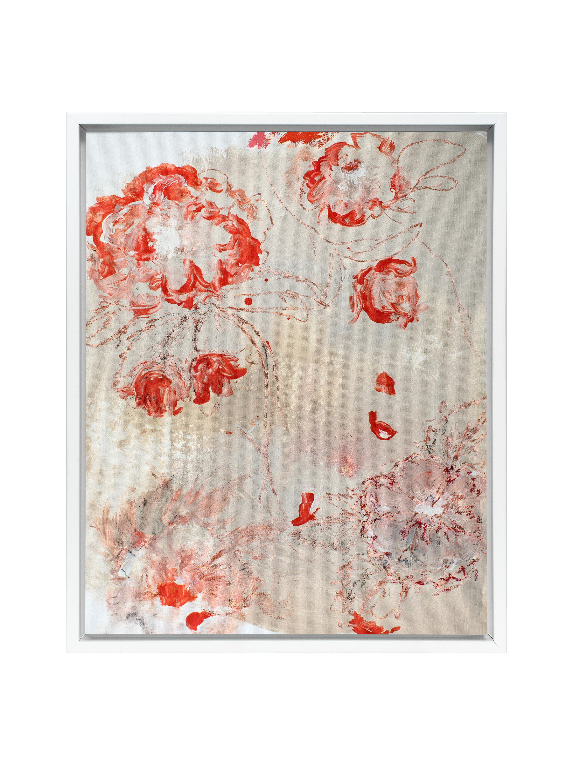 Poppies on Clay | Canvas