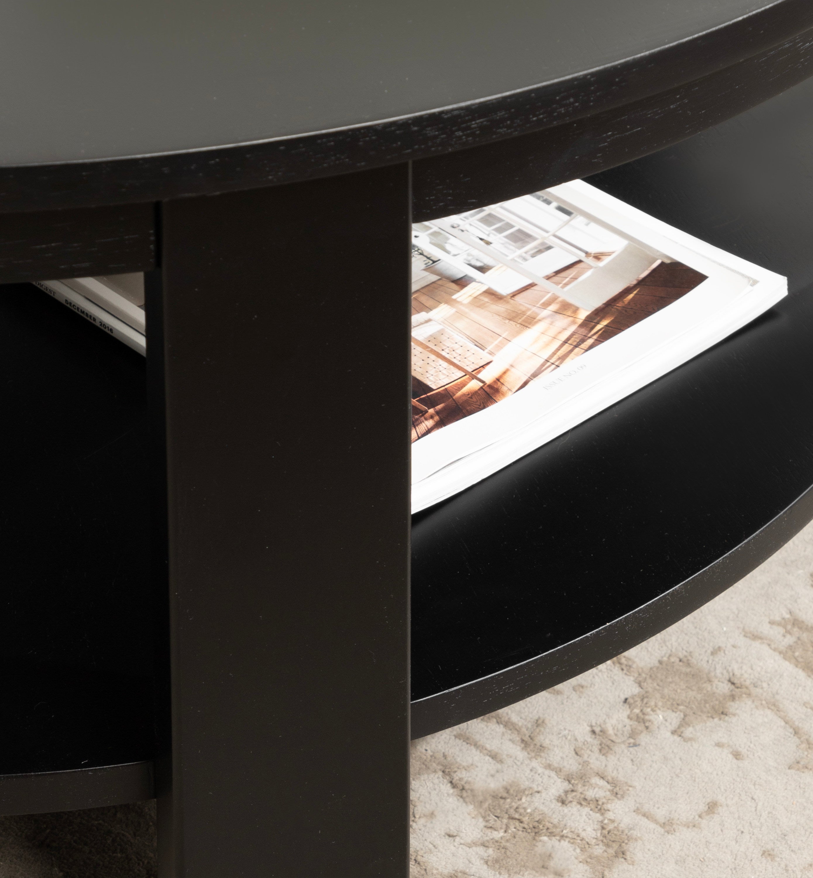 Foxford Round Wood Coffee Table