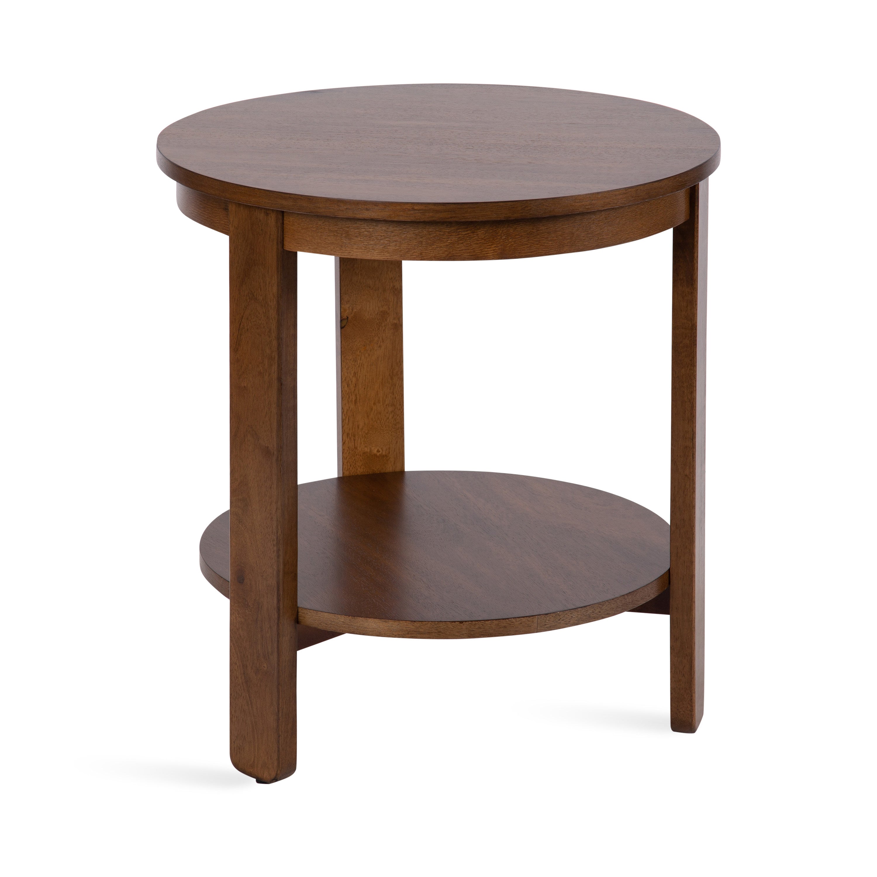 Foxford Round Wood Side Table