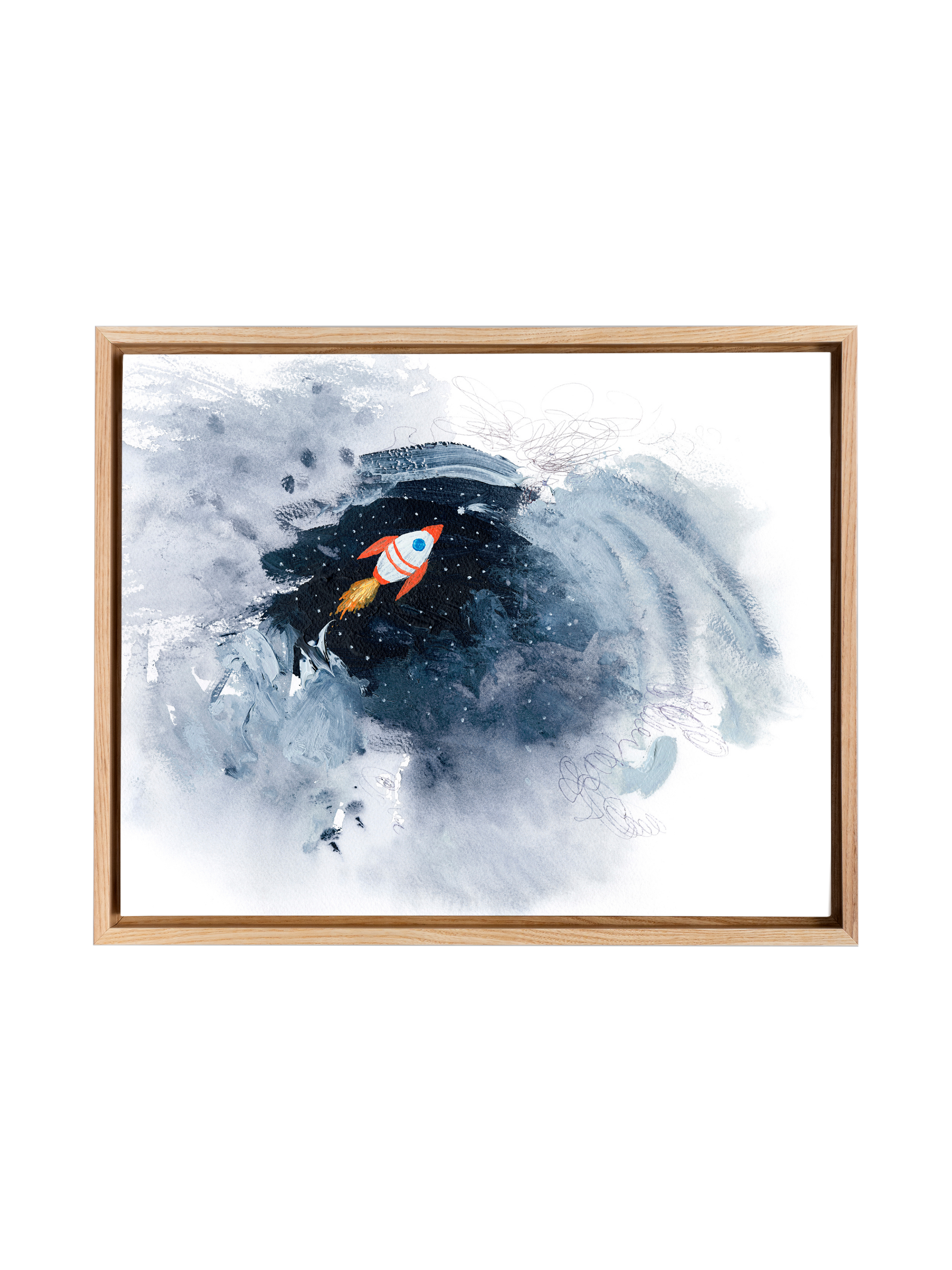 Rah Rah Rocket | Canvas