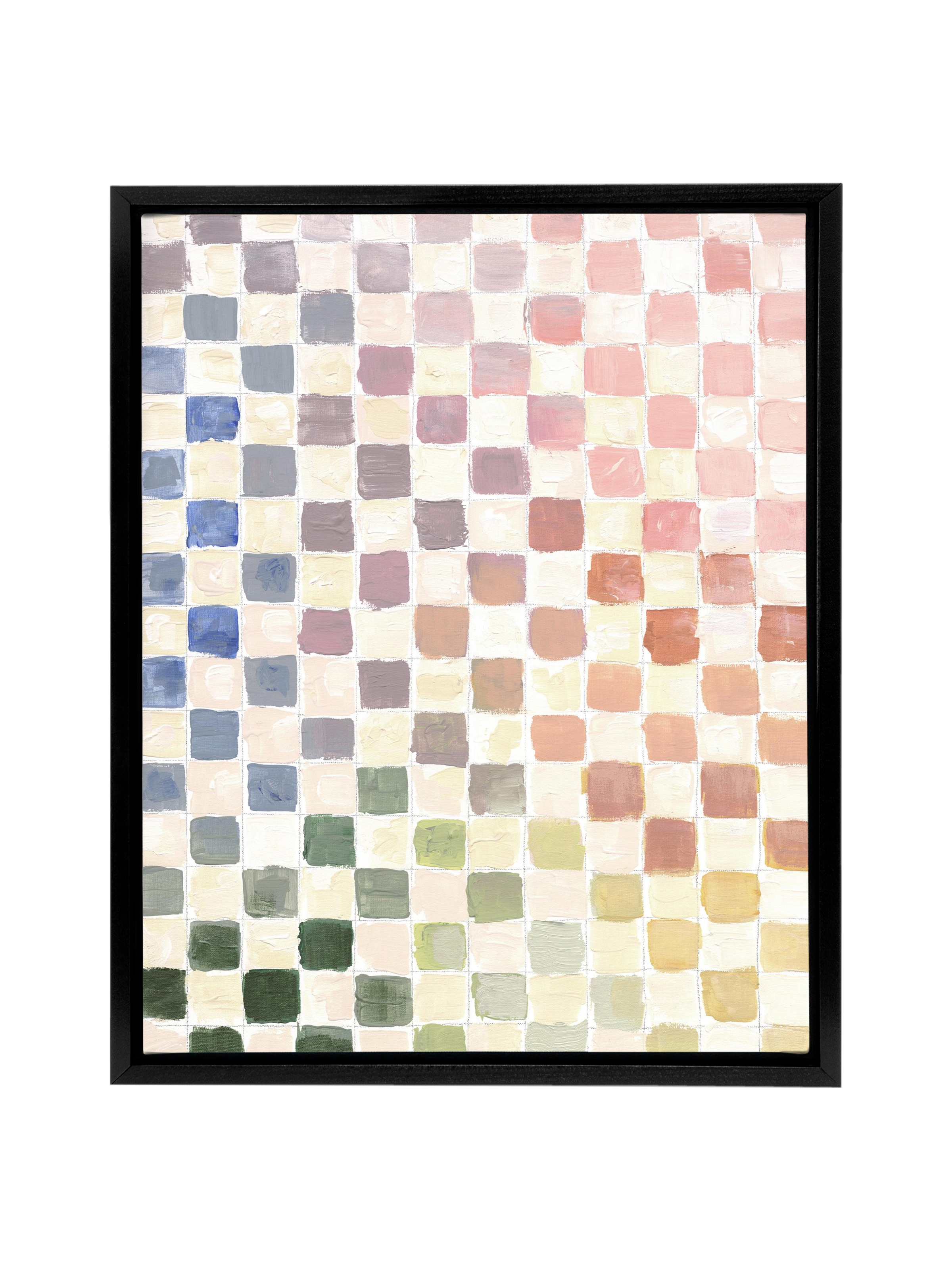 Rainbow Checks | Canvas