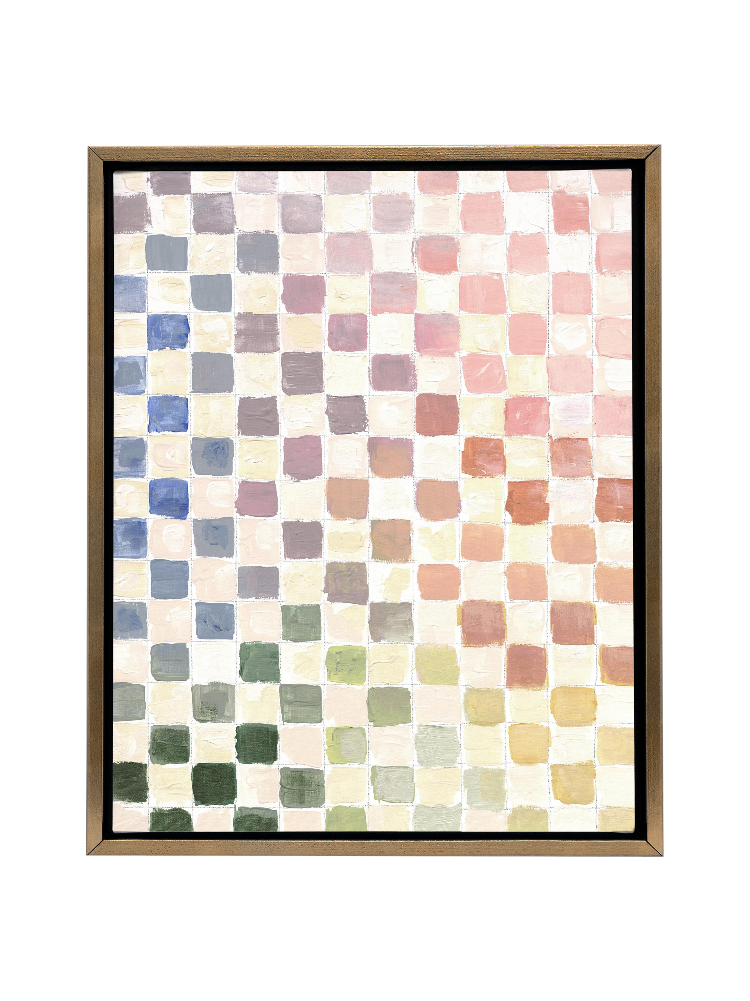 Rainbow Checks | Canvas
