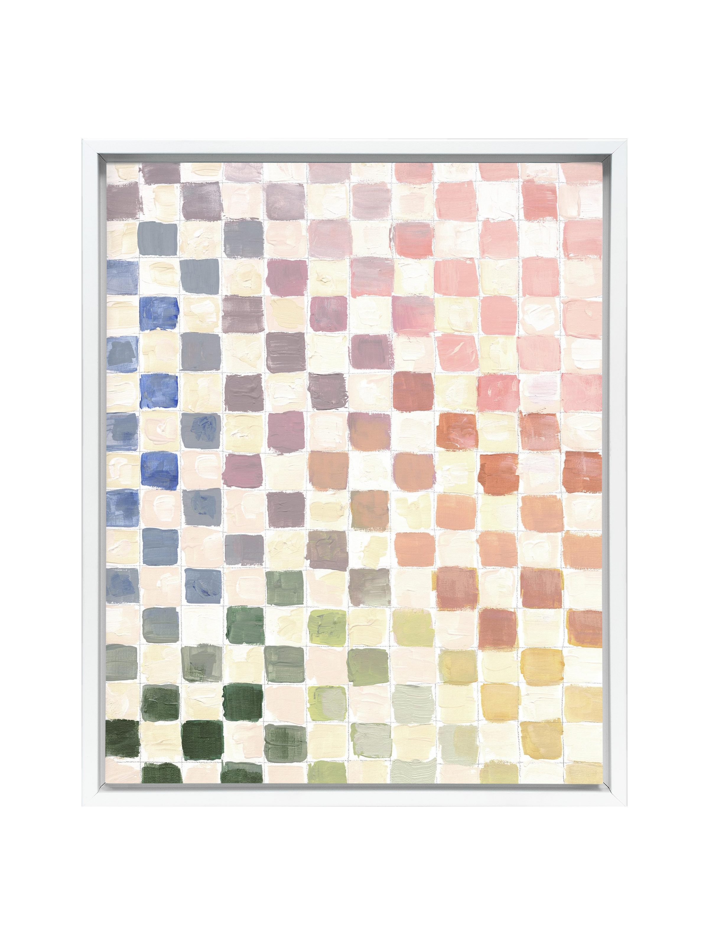 Rainbow Checks | Canvas