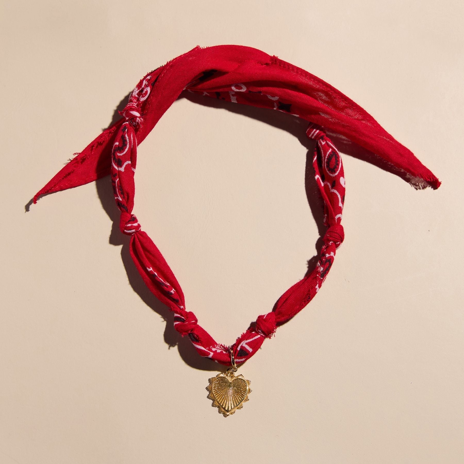 Red Bandana Necklace