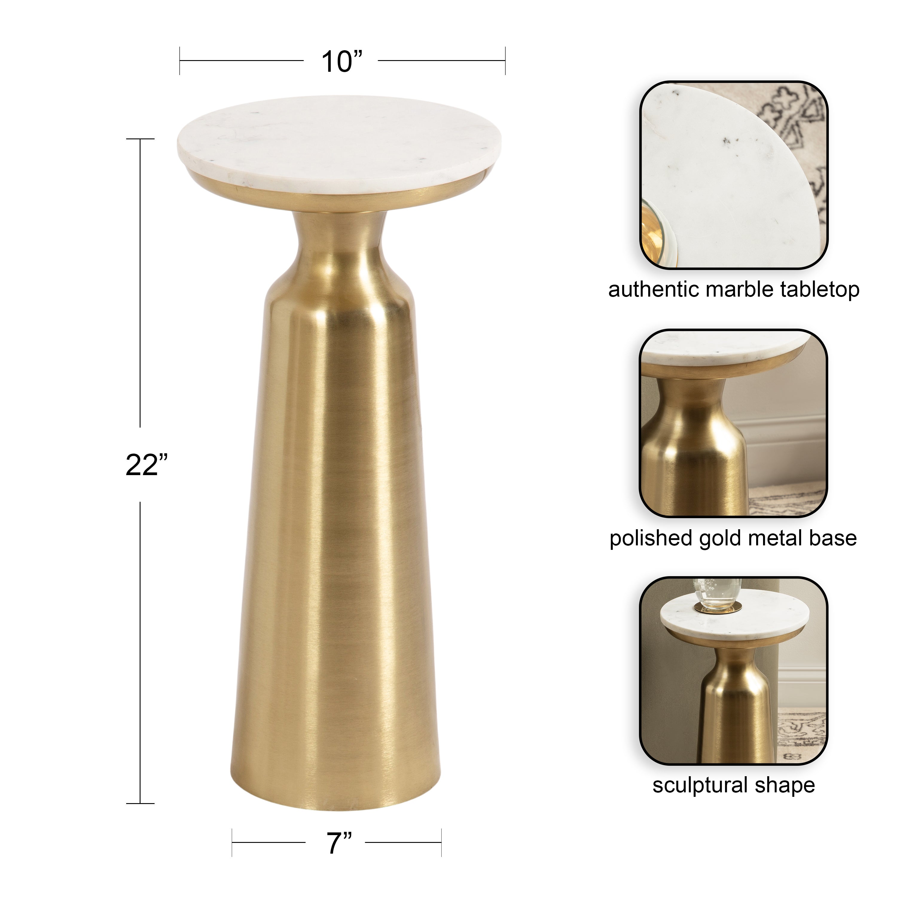 Cardina Round Drink Table