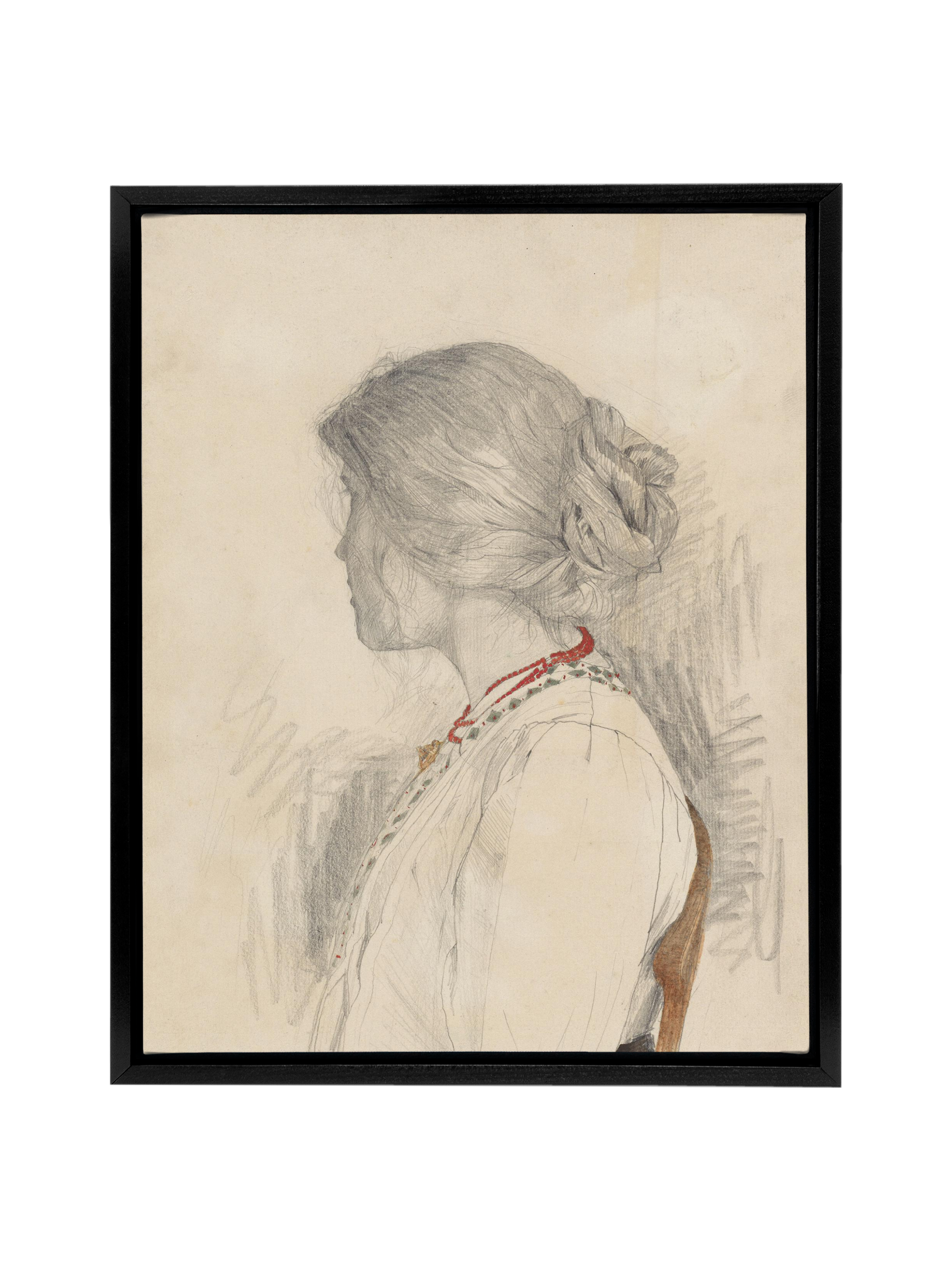 Woman with Beads | Canvas