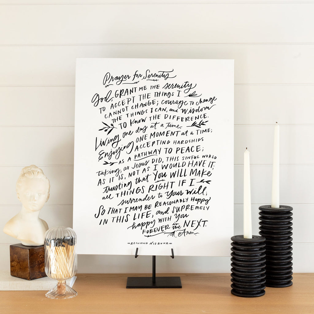 serenity prayer canvas