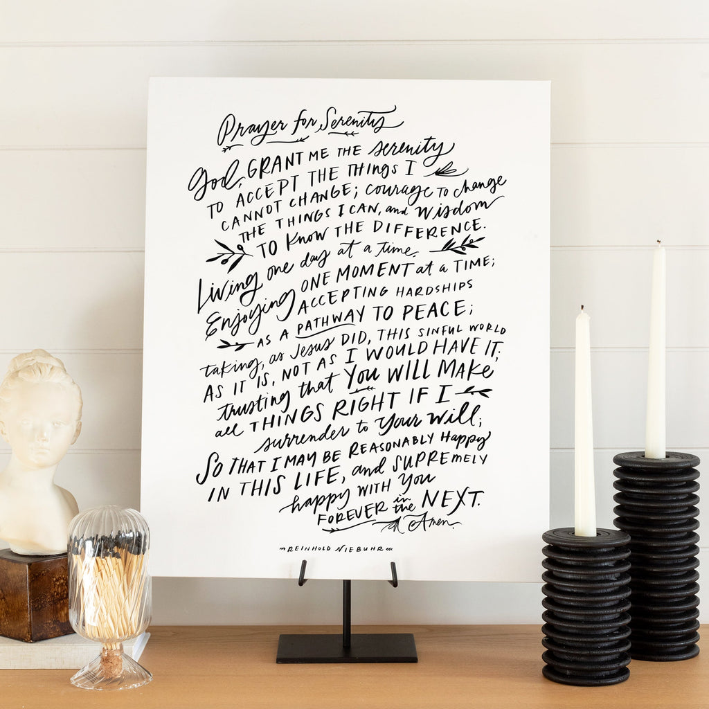 serenity prayer art print