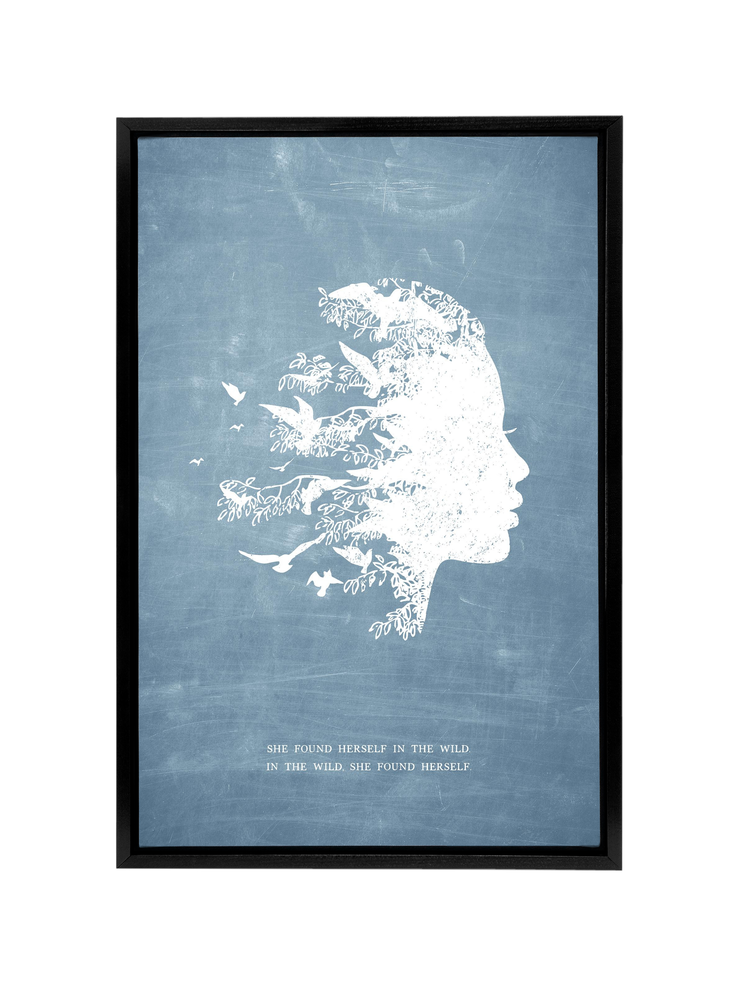 She Found Herself in the Wild | Chambray | Canvas