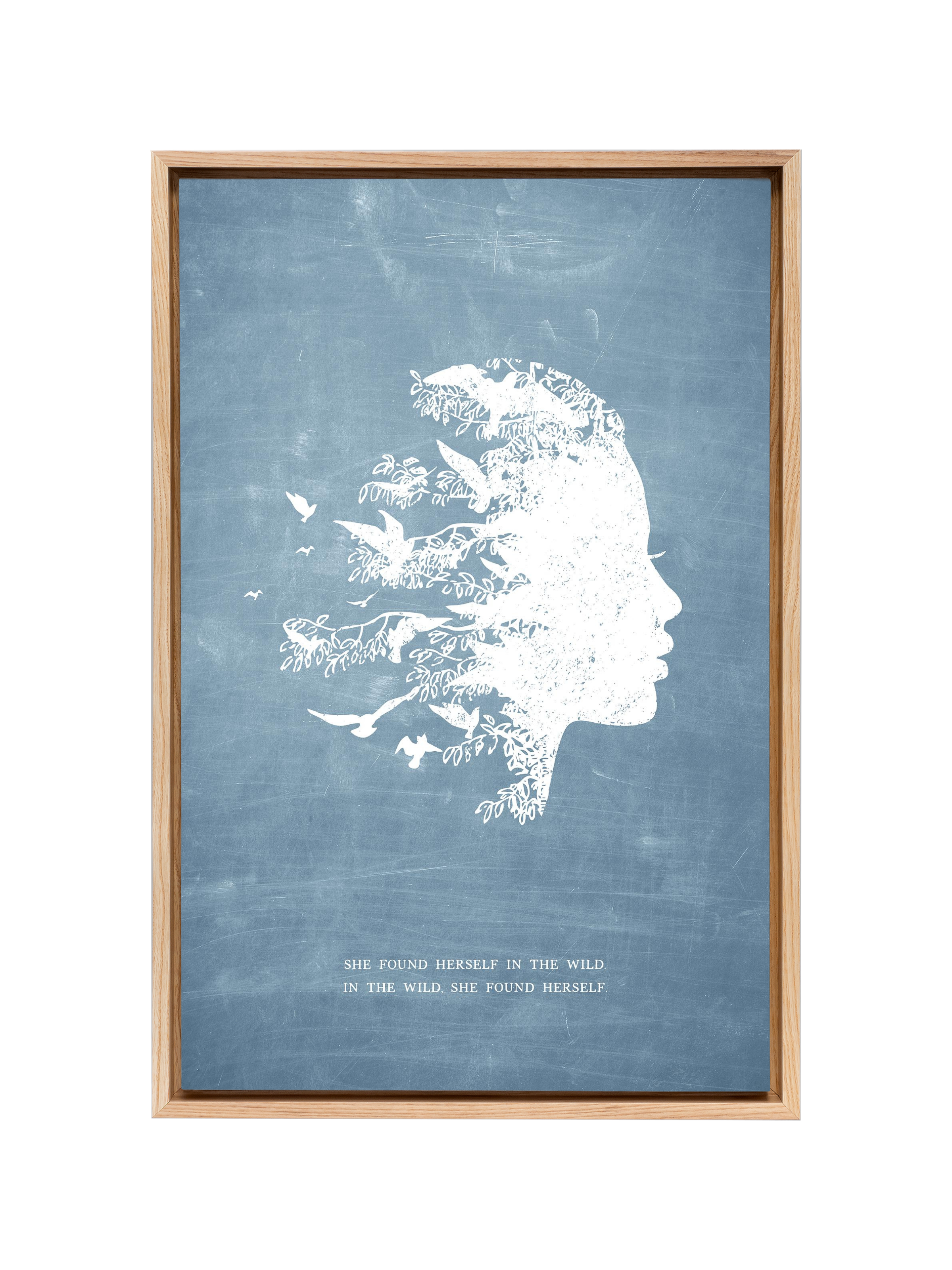 She Found Herself in the Wild | Chambray | Canvas