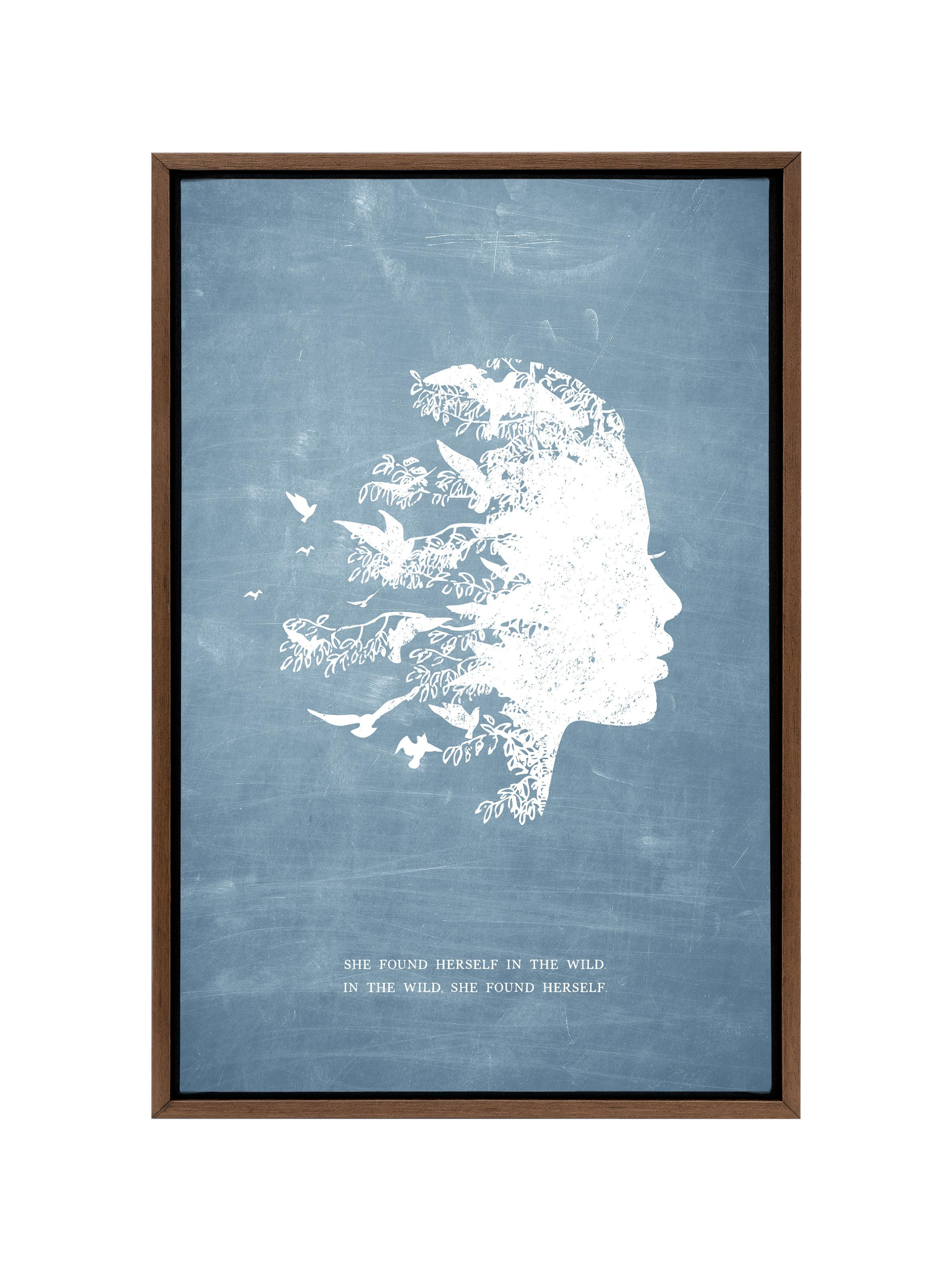 She Found Herself in the Wild | Chambray | Canvas