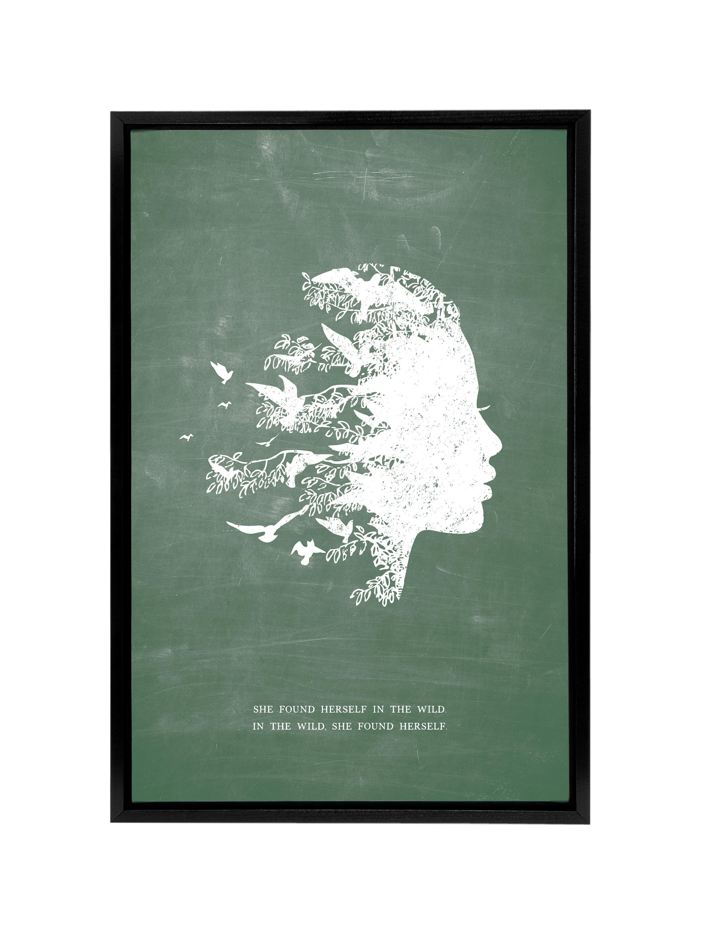 She Found Herself in the Wild | Schoolhouse | Canvas