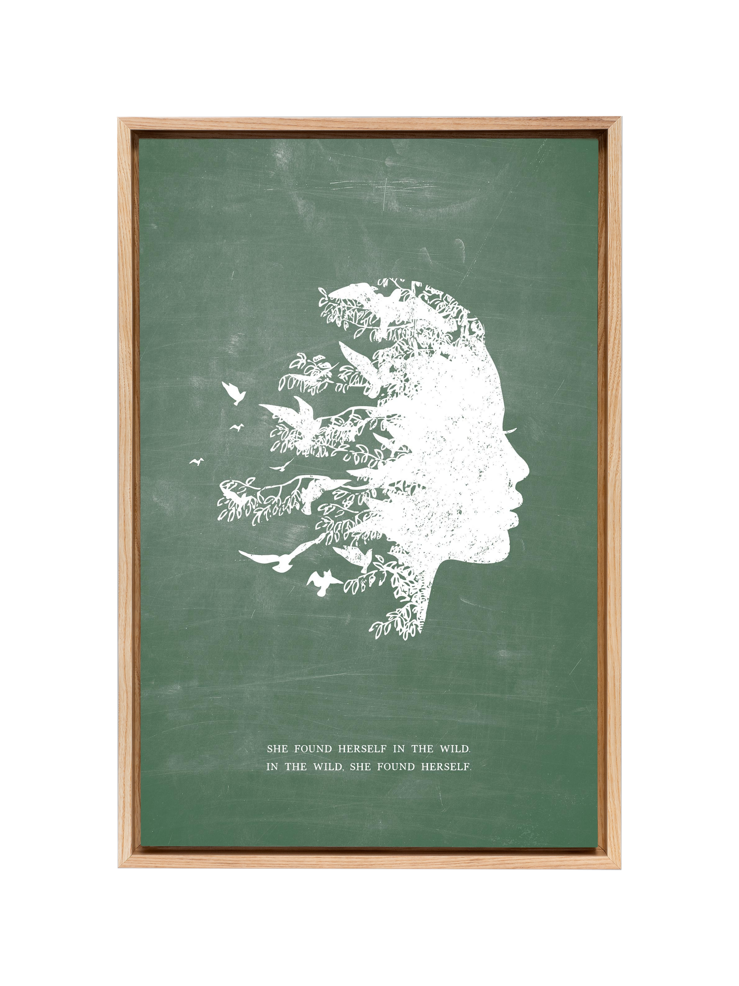 She Found Herself in the Wild | Schoolhouse | Canvas