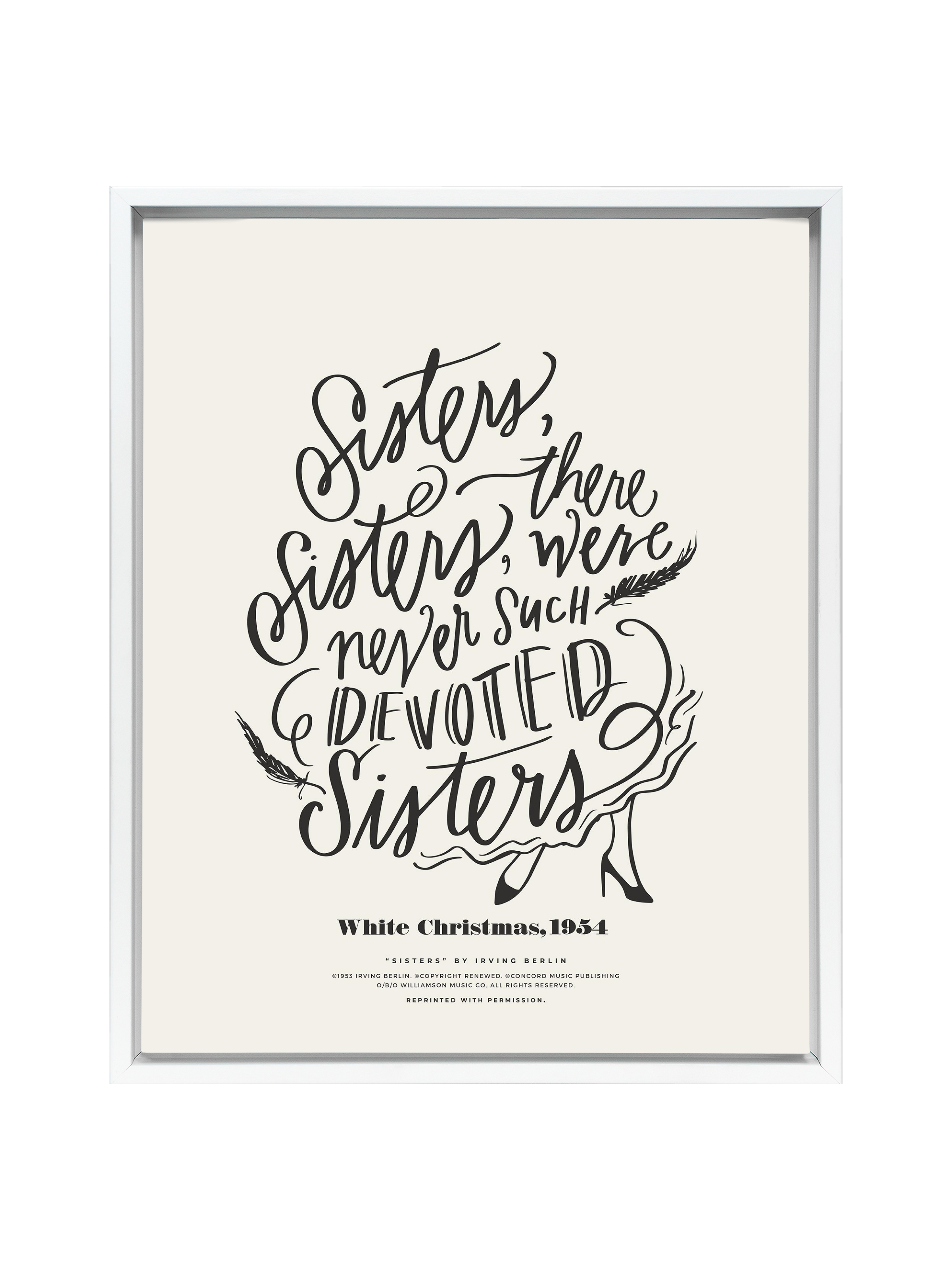 Sisters, Sisters | Alabaster | Canvas