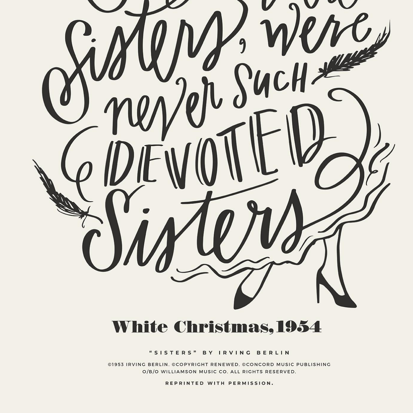 Sisters, Sisters | Alabaster | Canvas