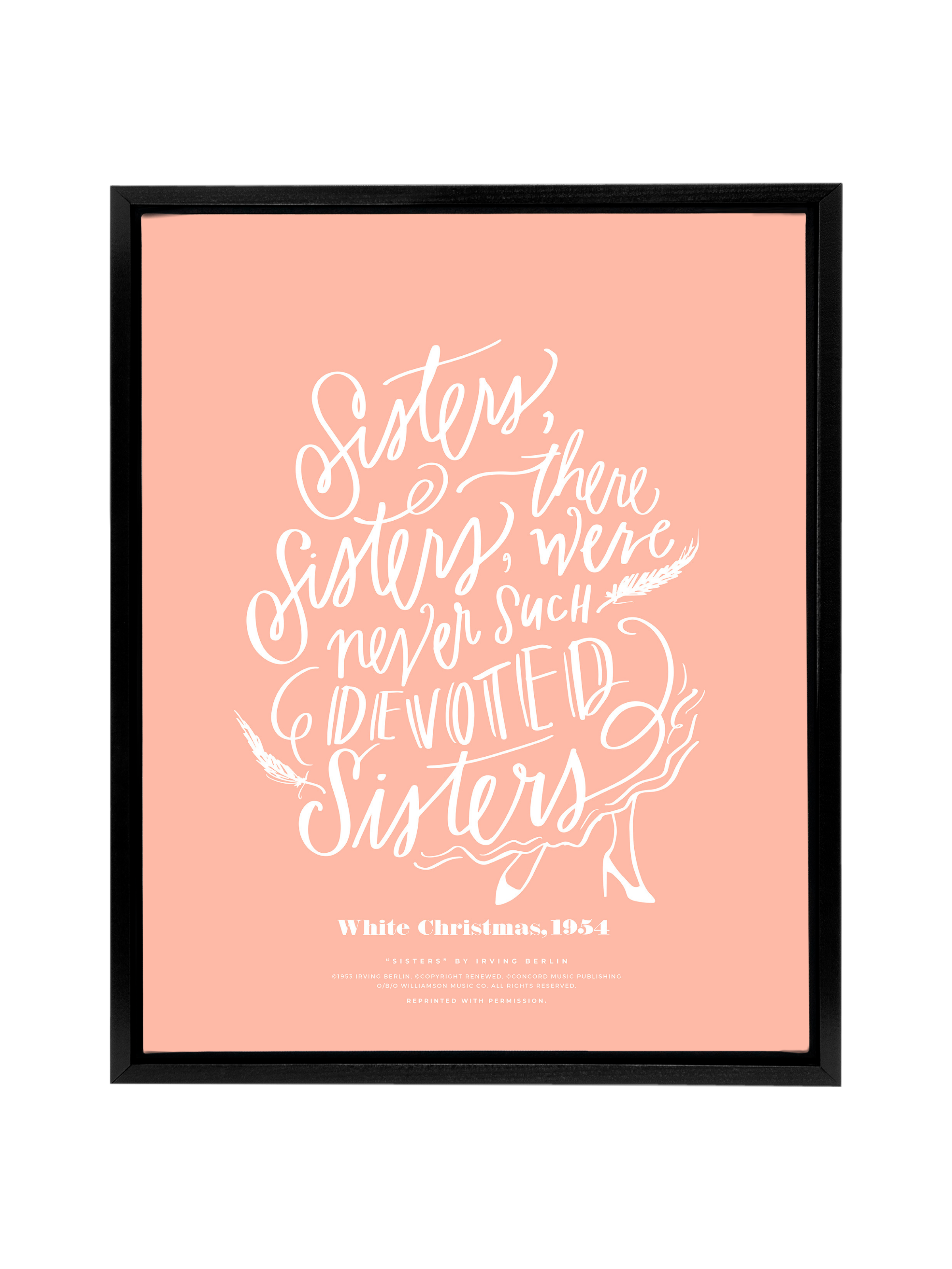 Sisters, Sisters | Perfect Peach | Canvas