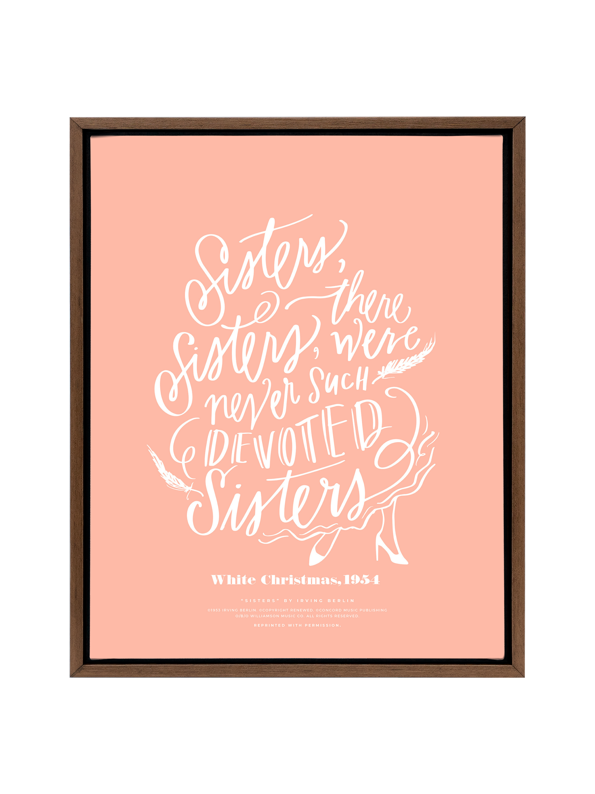 Sisters, Sisters | Perfect Peach | Canvas