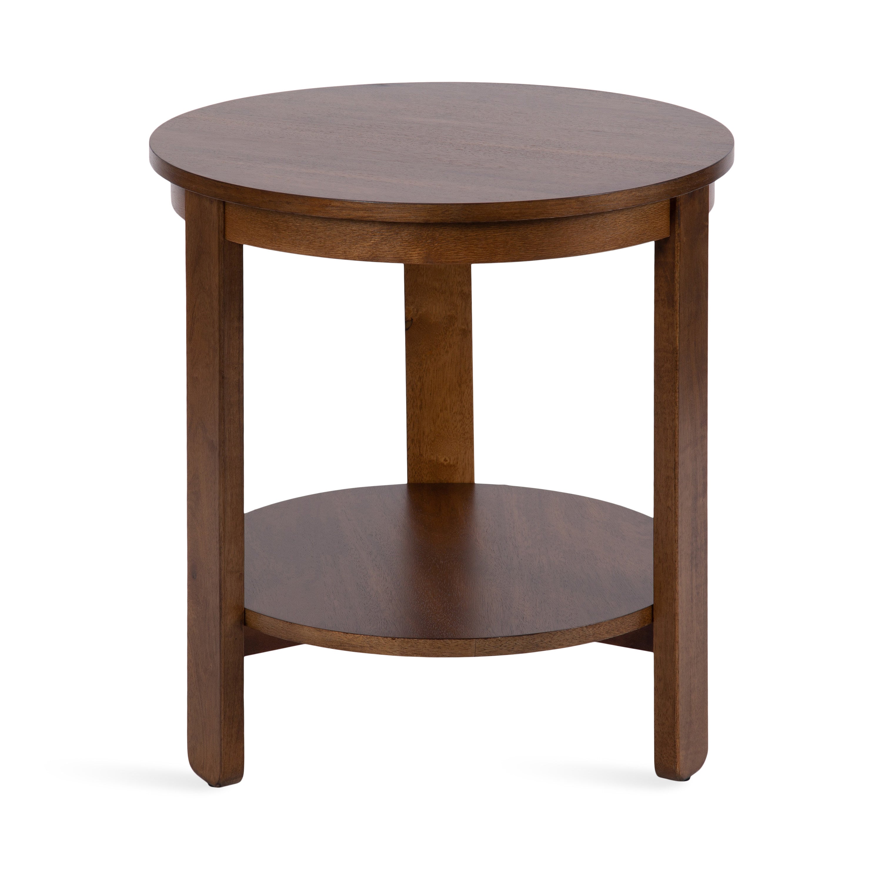 Foxford Round Wood Side Table