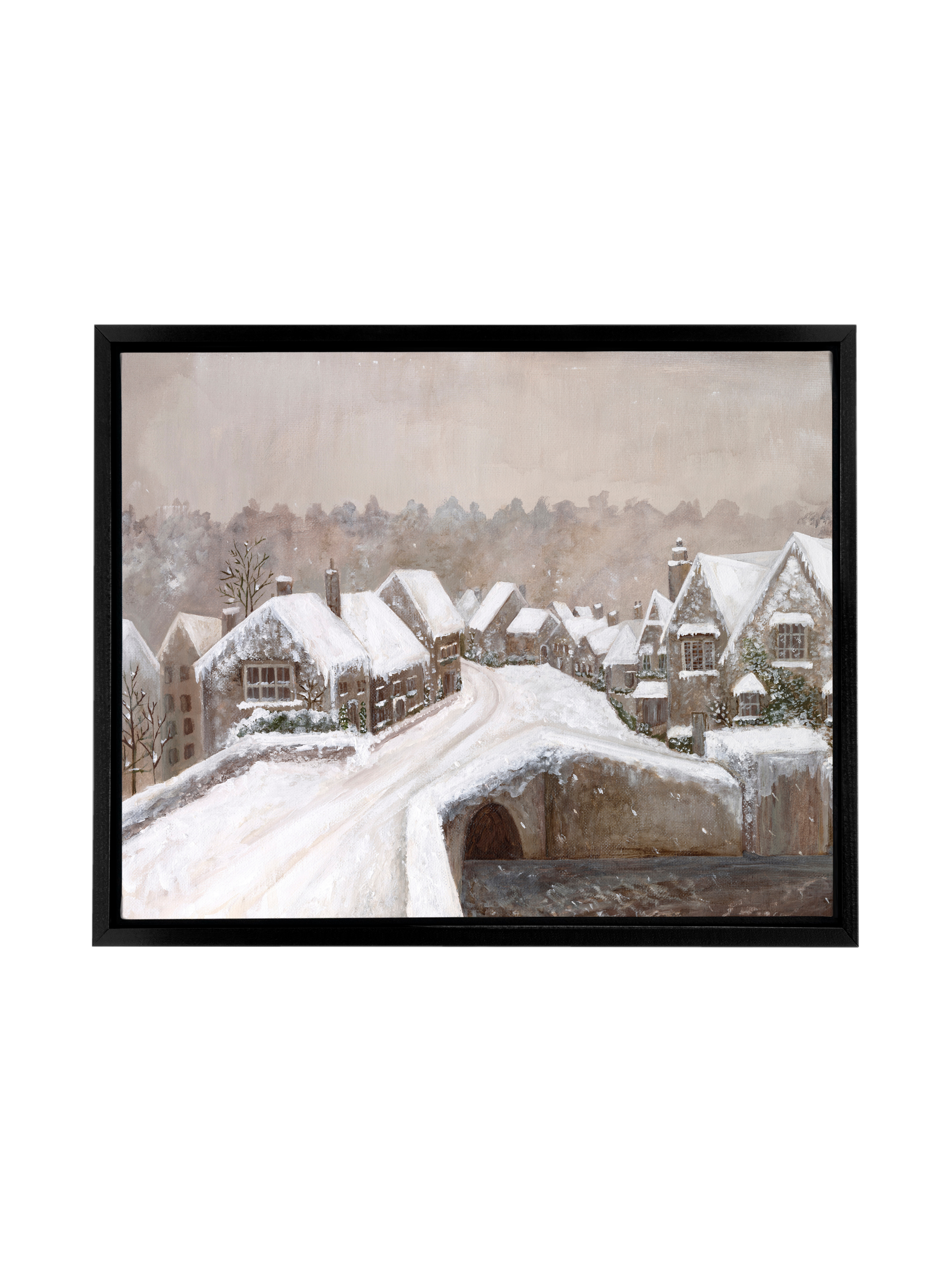 Snuggled Up Village | Canvas