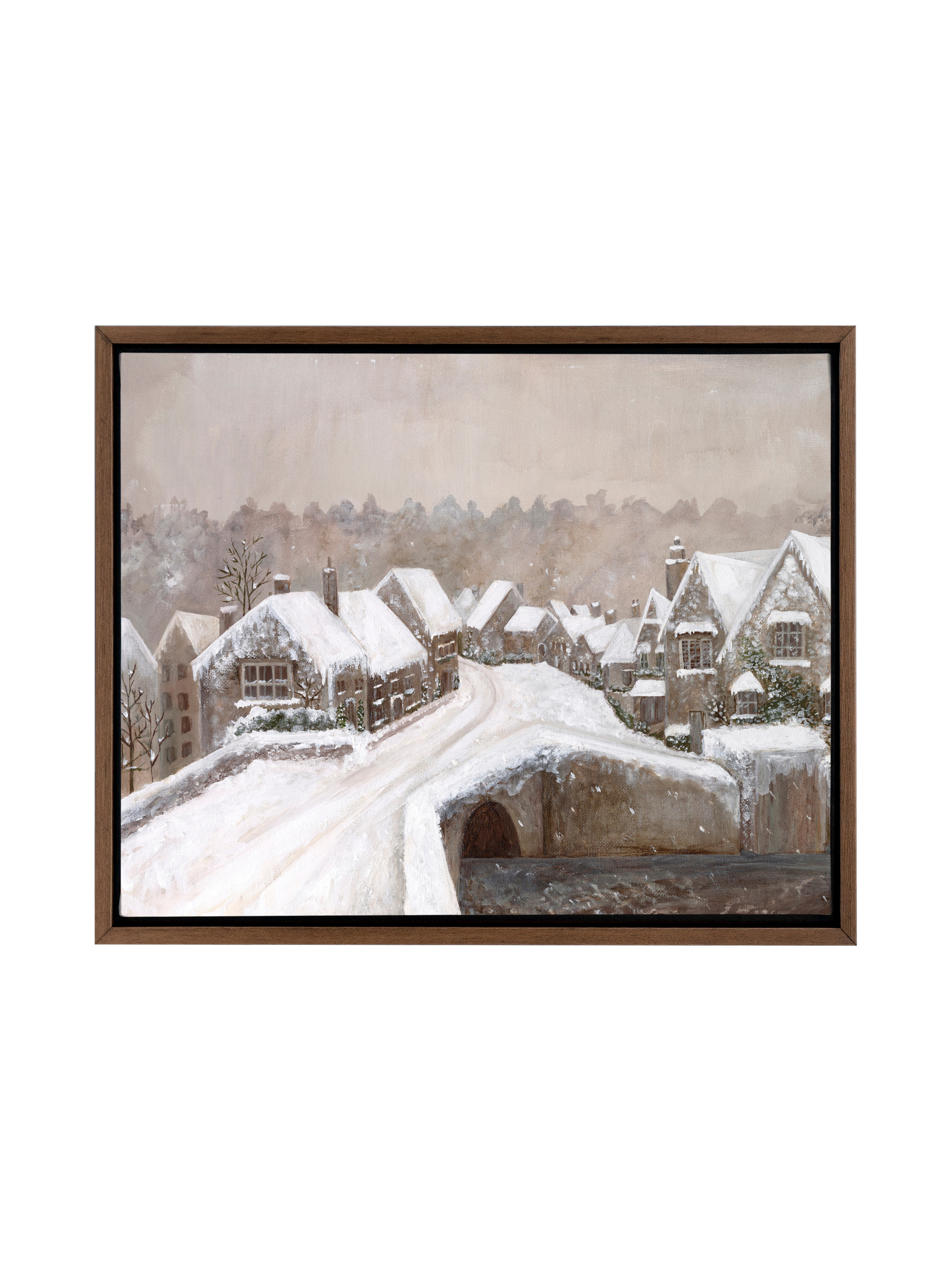 Snuggled Up Village | Canvas