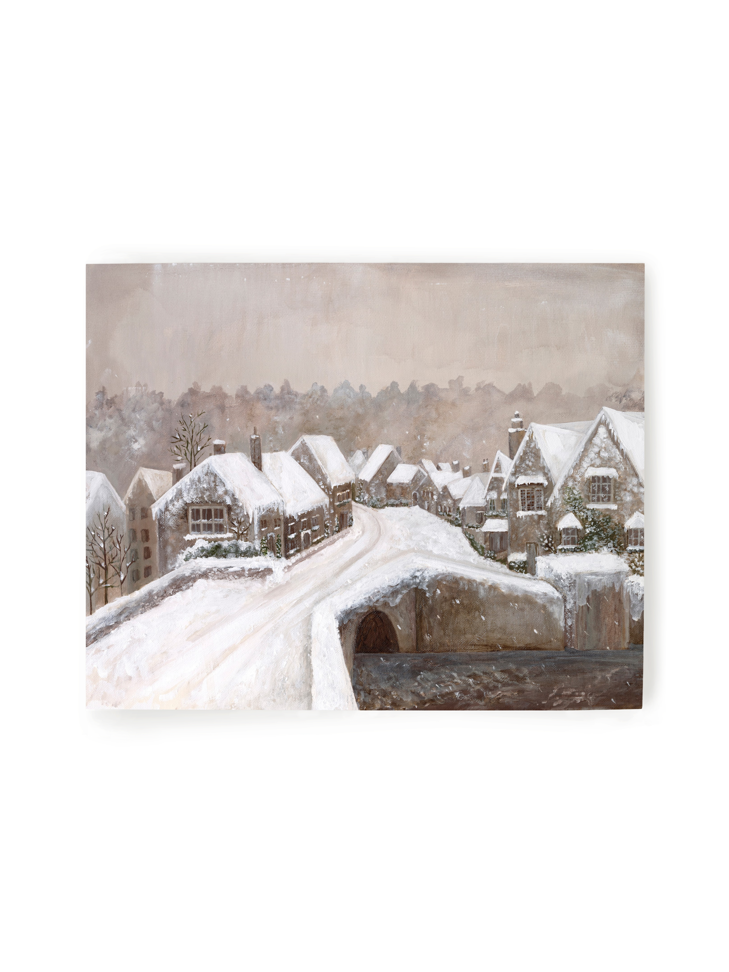 Snuggled Up Village | Art Print
