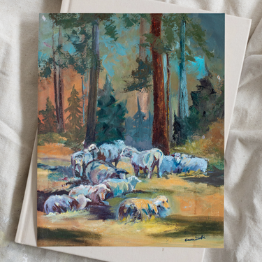 Restful Sheep | Canvas