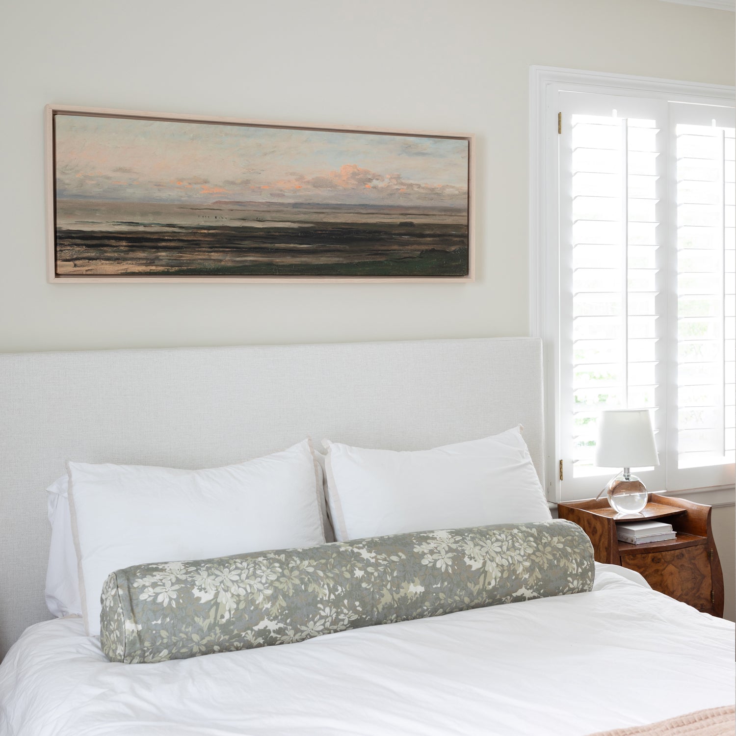 Sunset Sea Canvas Wall Art . Pano