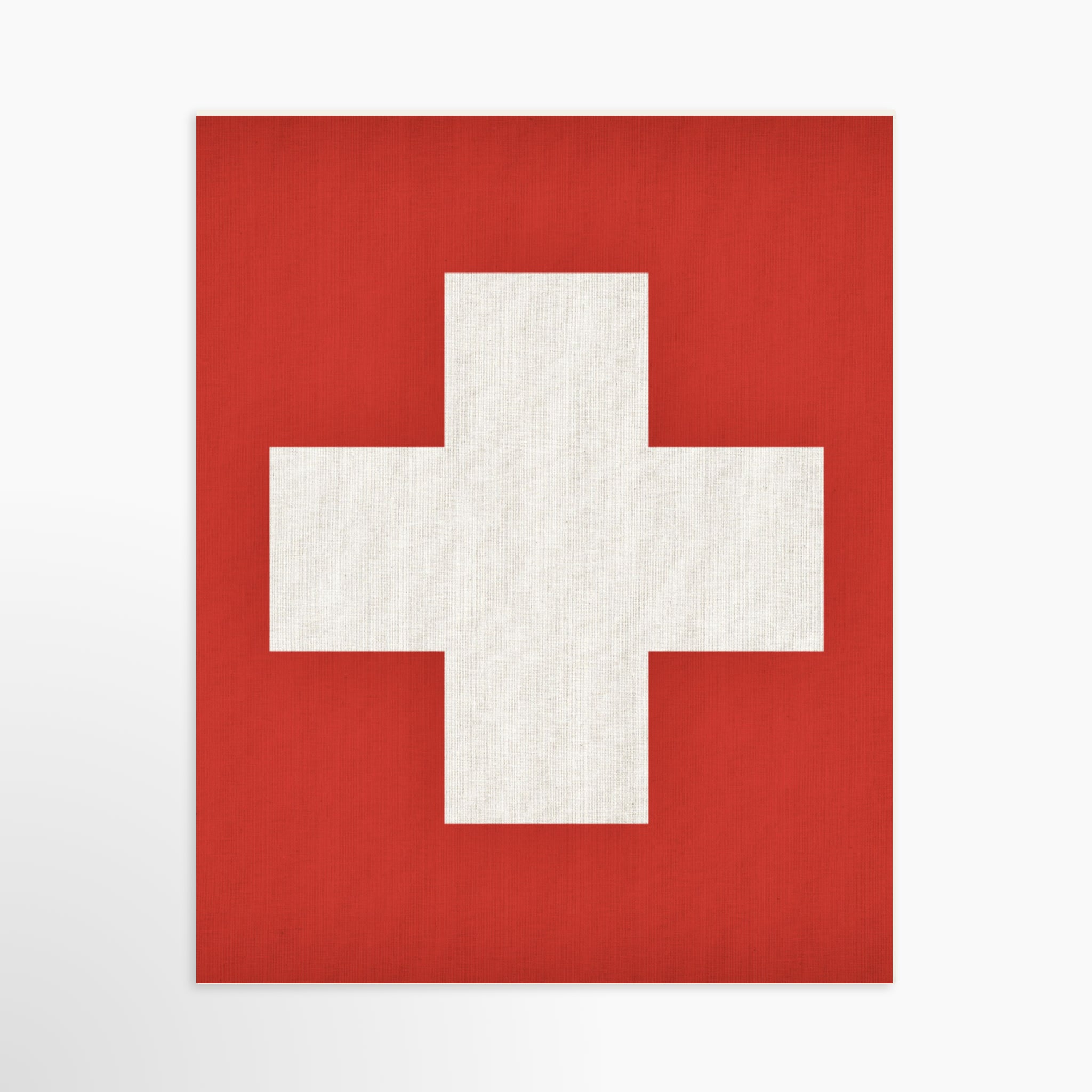 Swiss Cross Luxe Art Print