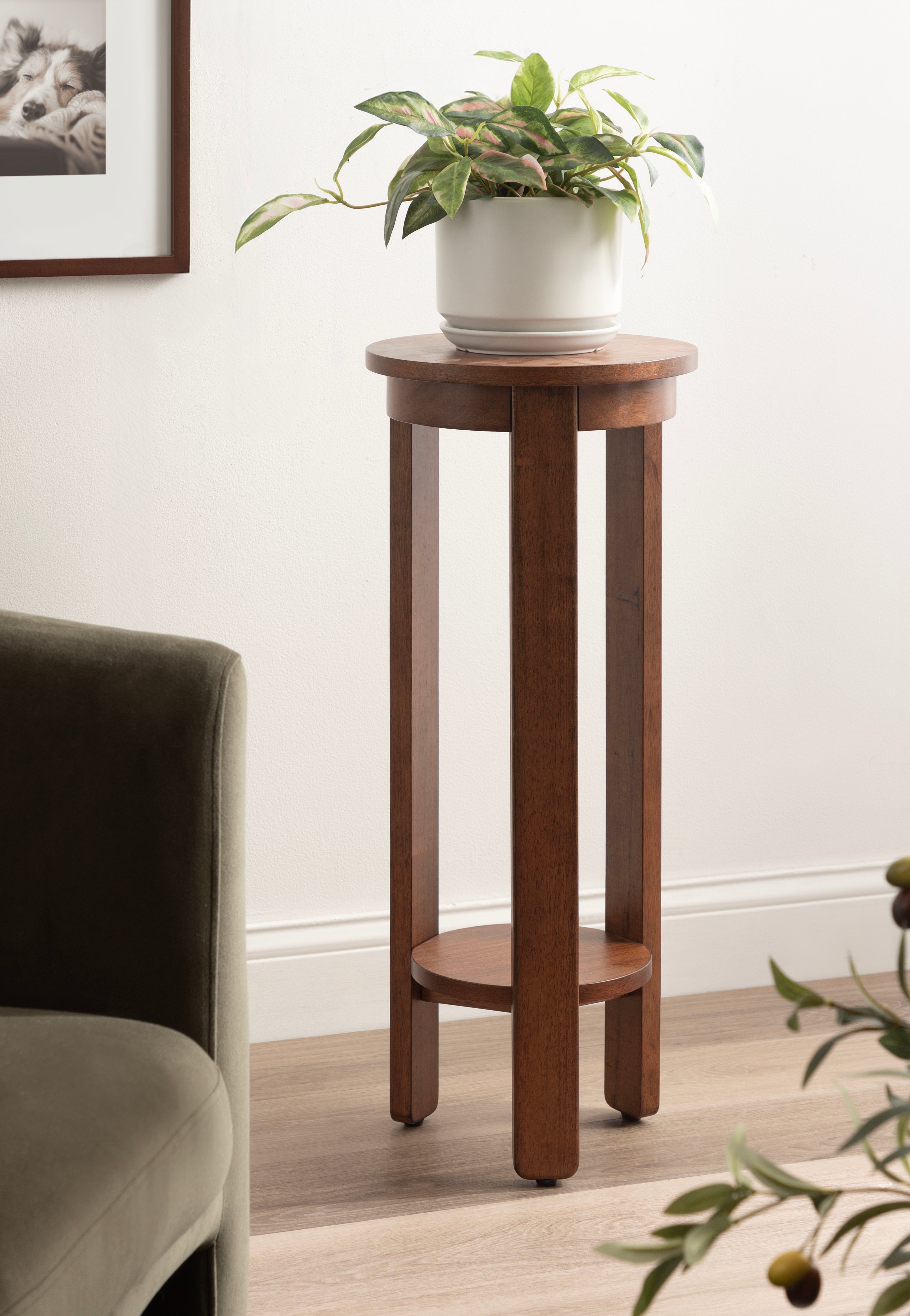 Foxford Round Wood Side Table